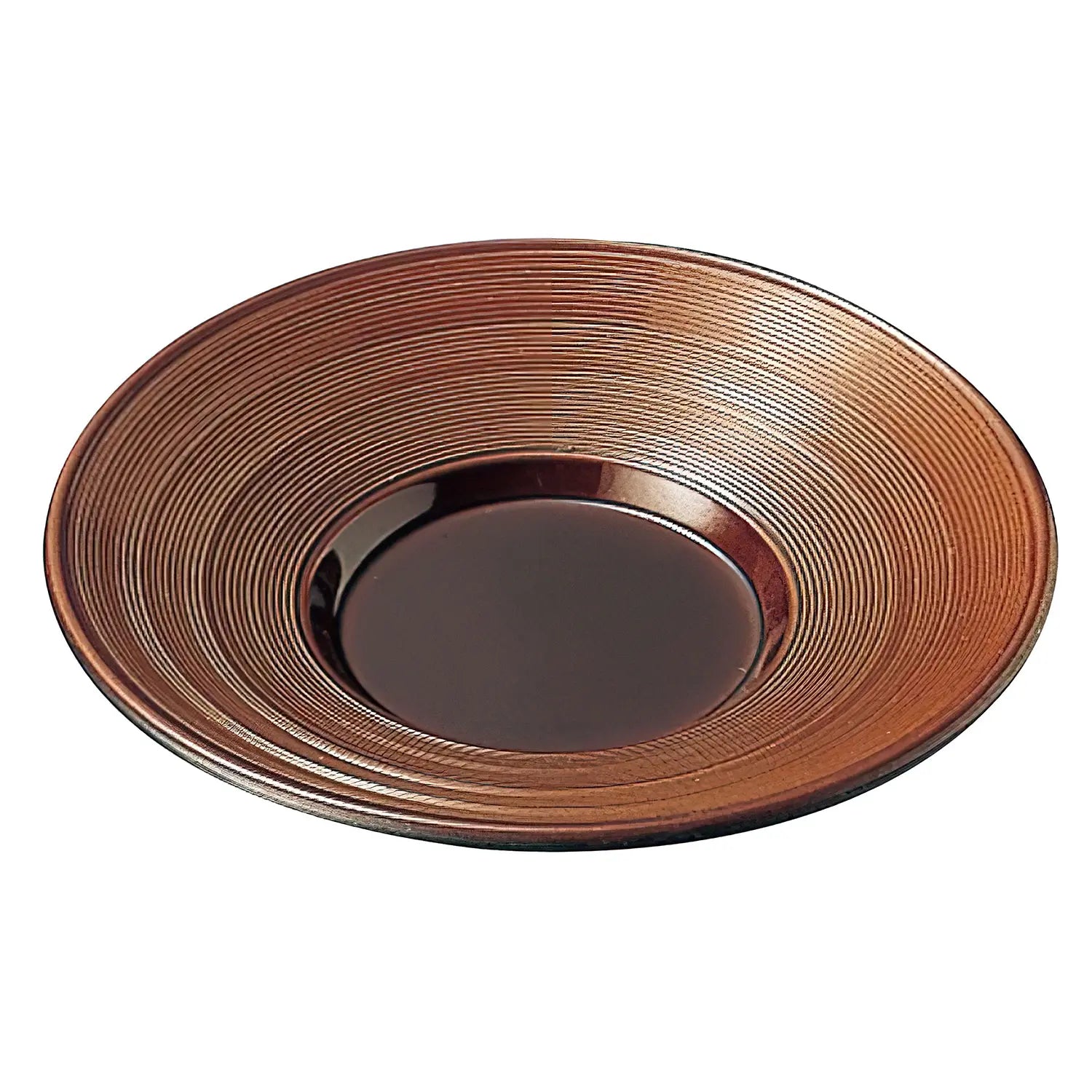 Fukui Craft Melamine Chataku Saucer - Japanese Style Small Plates for Sushi, Appetizers & Desserts - Durable & Lightweight Dishware for Home, Restaurants & Tea Ceremonies