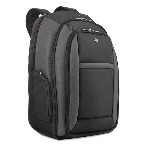 Pro Checkast Laptop Backpack for 16-Inch Laptops - 13.75 x 17.75 x 6.5 Inch Durable Water-Resistant Travel Backpack (Black) - Perfect for Work, School, College & Business Trips
