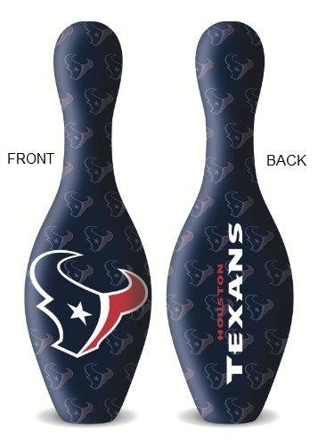 Houston Texans NFL Bowling Pin - Officially Licensed Collectible for Football Fans, Game Room Decor, and Sports Bar Display