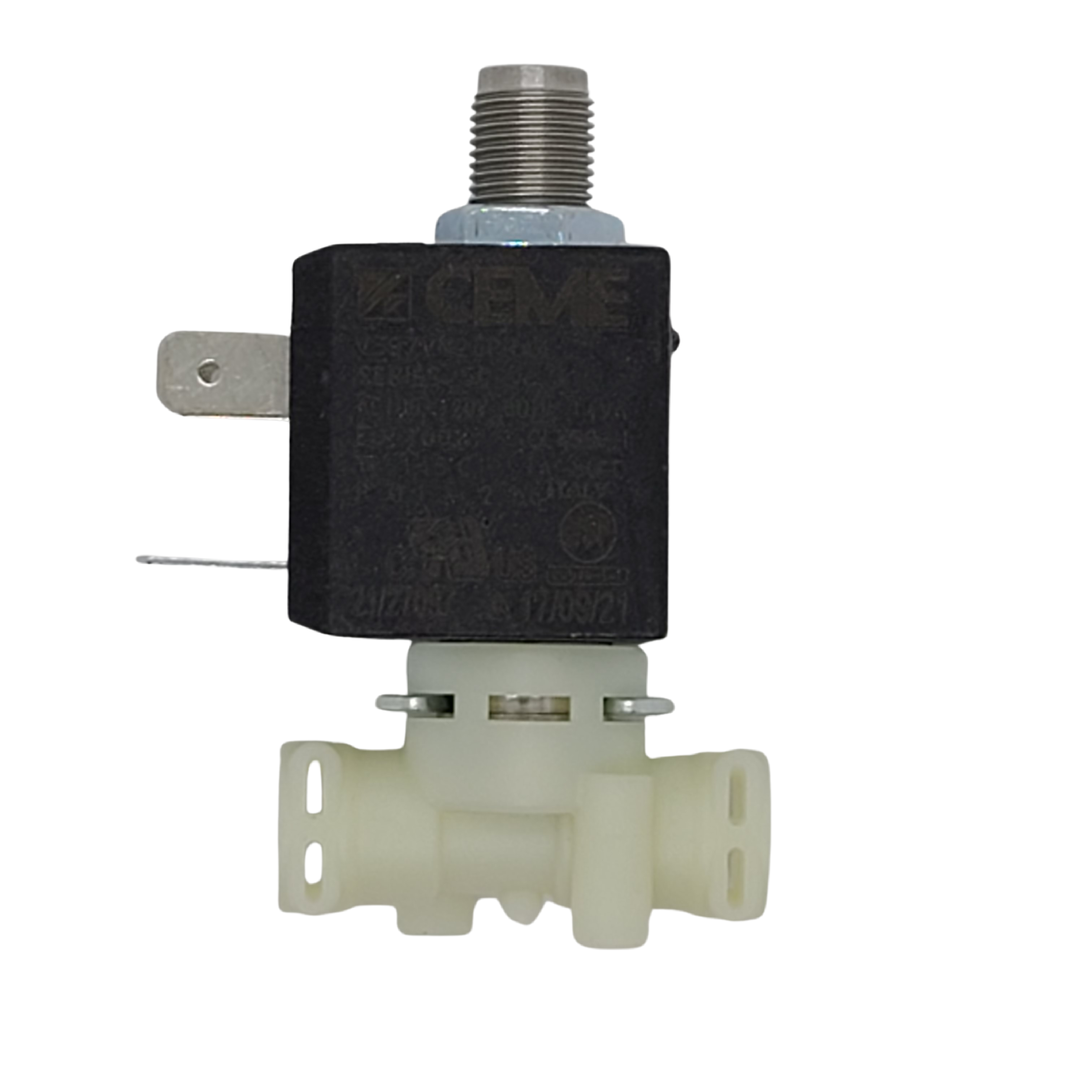 110V/120V 3-Way CEME Solenoid Valve - Brass Body, 1/2