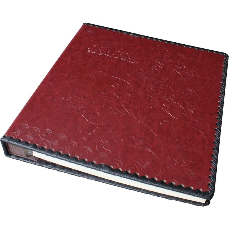 Premium Leather Photo Album Book - Holds 3x5, 4x6, 5x7, 6x8 & 8x10 Pictures - Perfect for Wedding, Family & Travel Memories Preservation