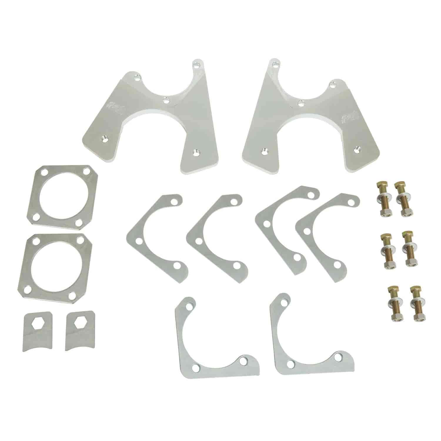 Right Stuff CMB81 Rear Disc Brake Conversion Brackets & Hardware Kit for 1964-1971 GM Non-Staggered Axle Vehicles – Perfect for Classic Car Restoration & Performance Upgrades