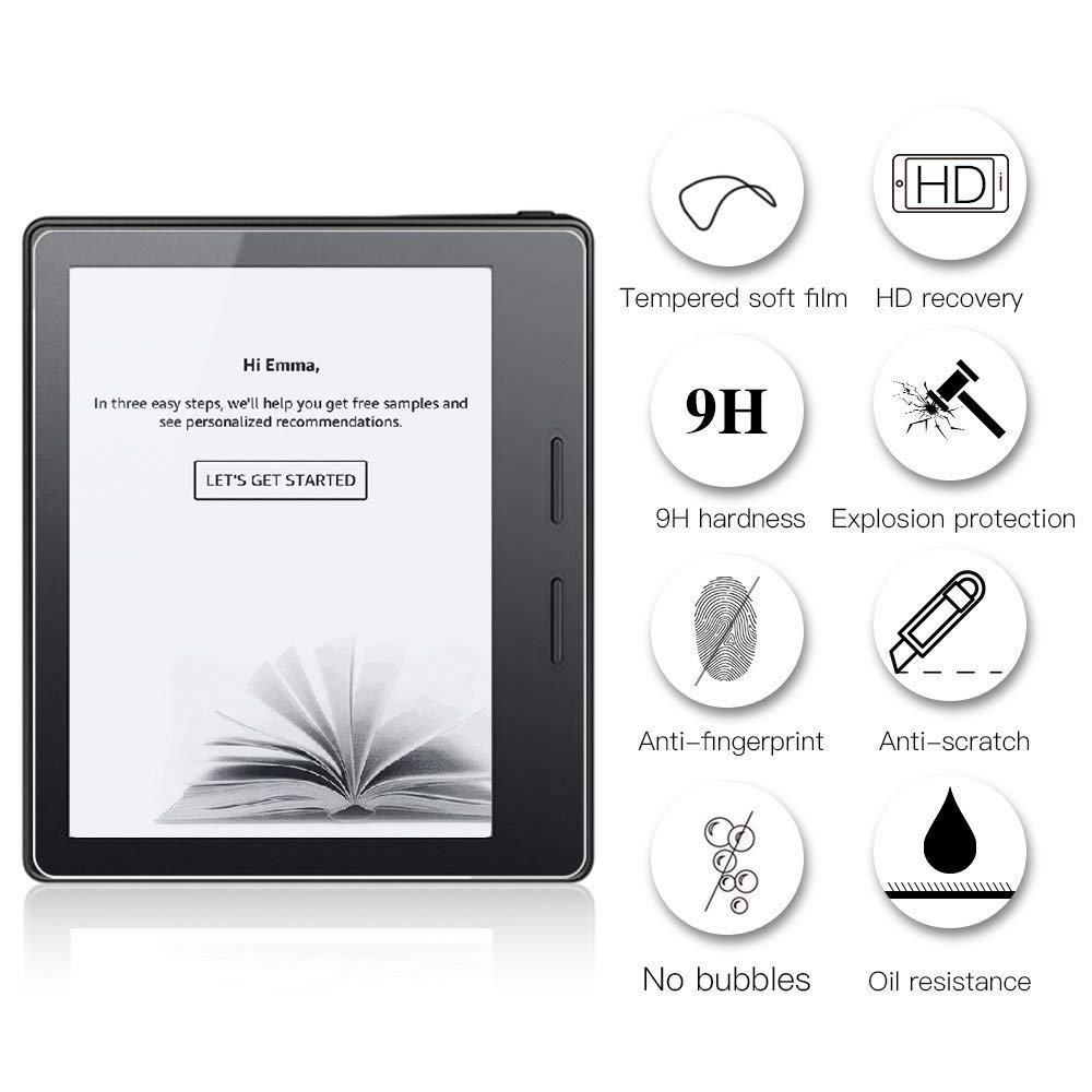 ZeroDamage Tempered Glass Screen Protector for Amazon Kindle Oasis 7