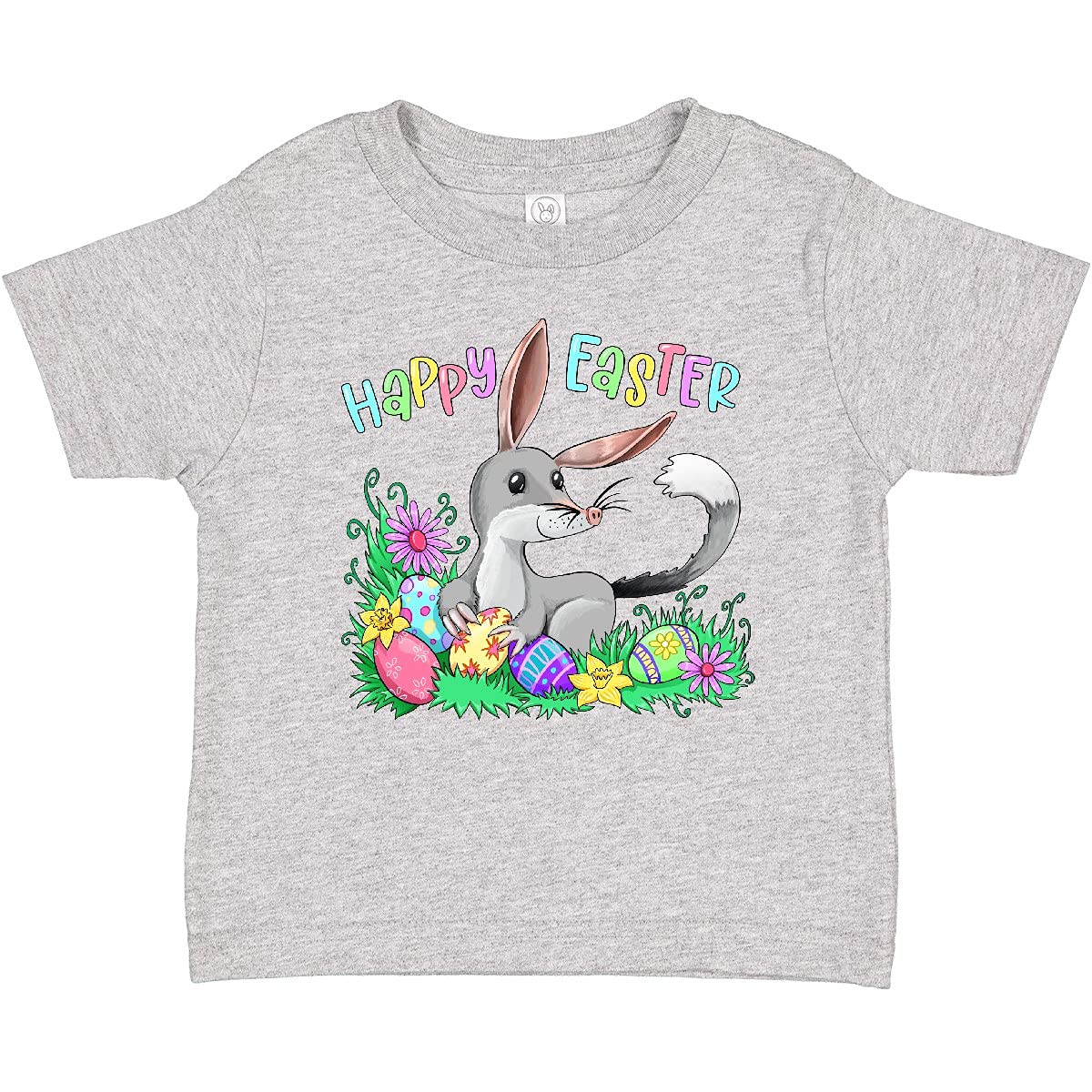 Inktastic Happy Easter Cute Easter Bilby Baby T-Shirt - Soft Cotton Easter Outfit for Boys & Girls - Perfect for Easter Egg Hunts & Family Photos