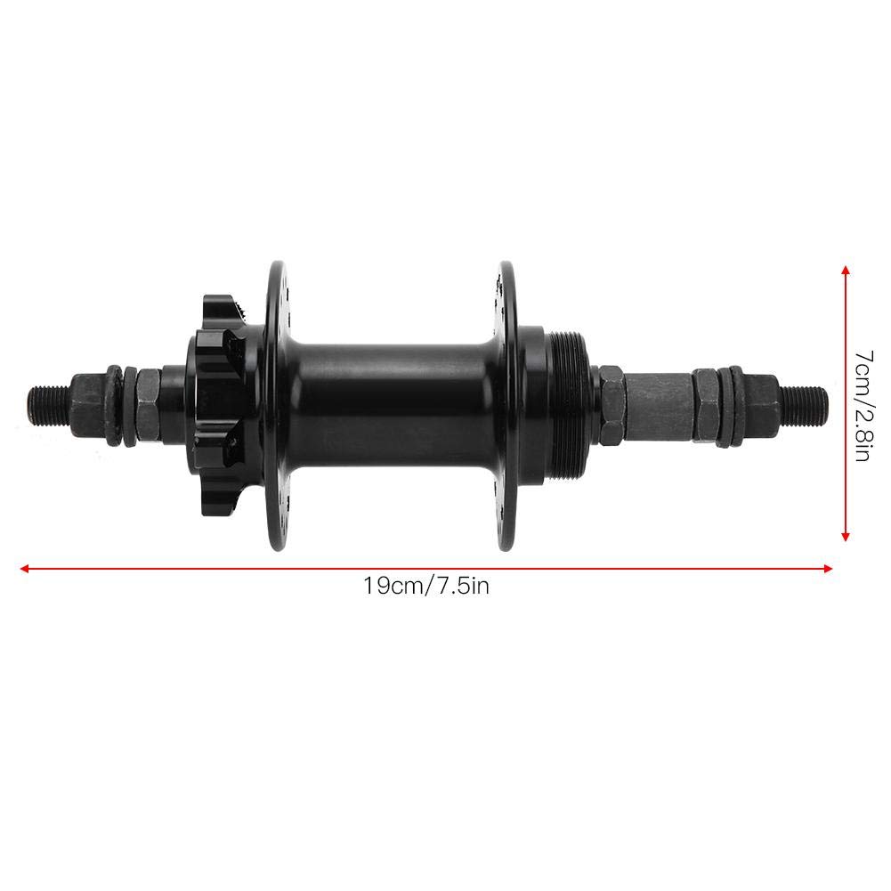 Aluminum Alloy Mountain Bike Hub Axle Replacement Kit - Short Bearing Fittings for MTB Cycling | Durable Bike Hub Shiner for Trail Riding & Commuting