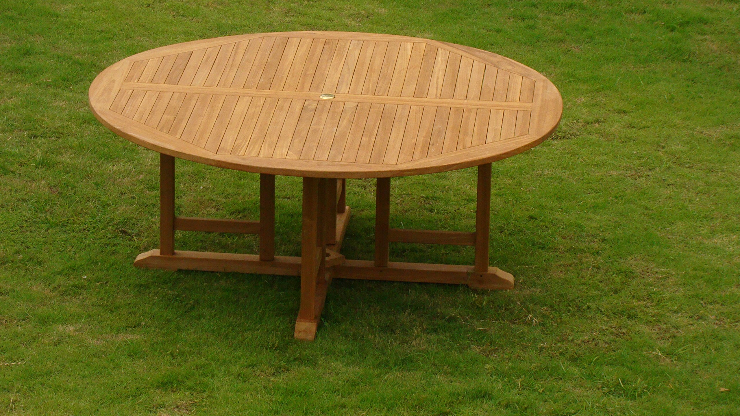 Premium 9-Piece Outdoor Teak Patio Dining Set - 72