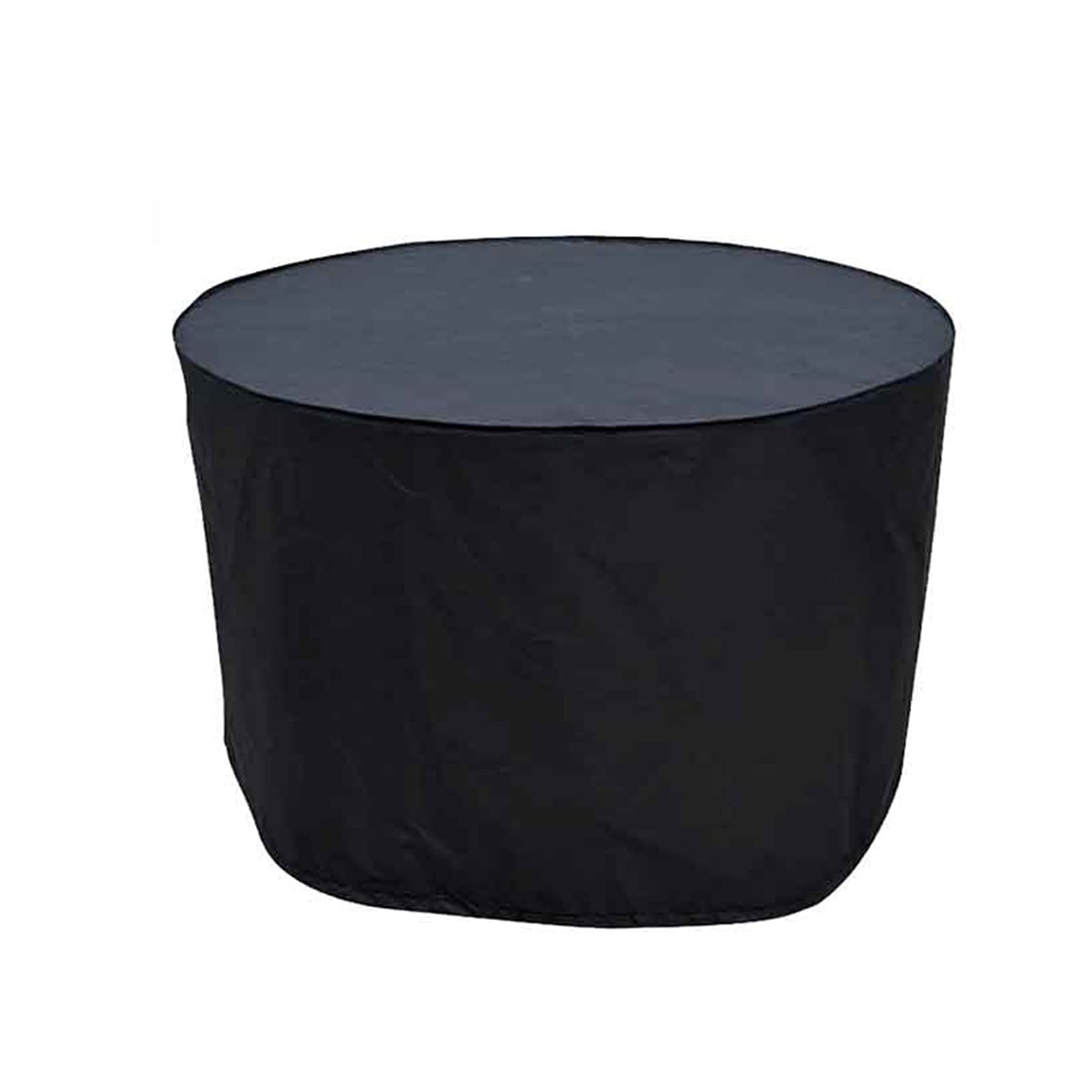 **ZWYGXL Black Round Waterproof Garden Furniture Cover - Tear Resistant, Windproof Outdoor Chair & Sofa Protector for Patio, Terrace, Table (300x110cm) - Perfect for Rain, Snow & UV Protection**