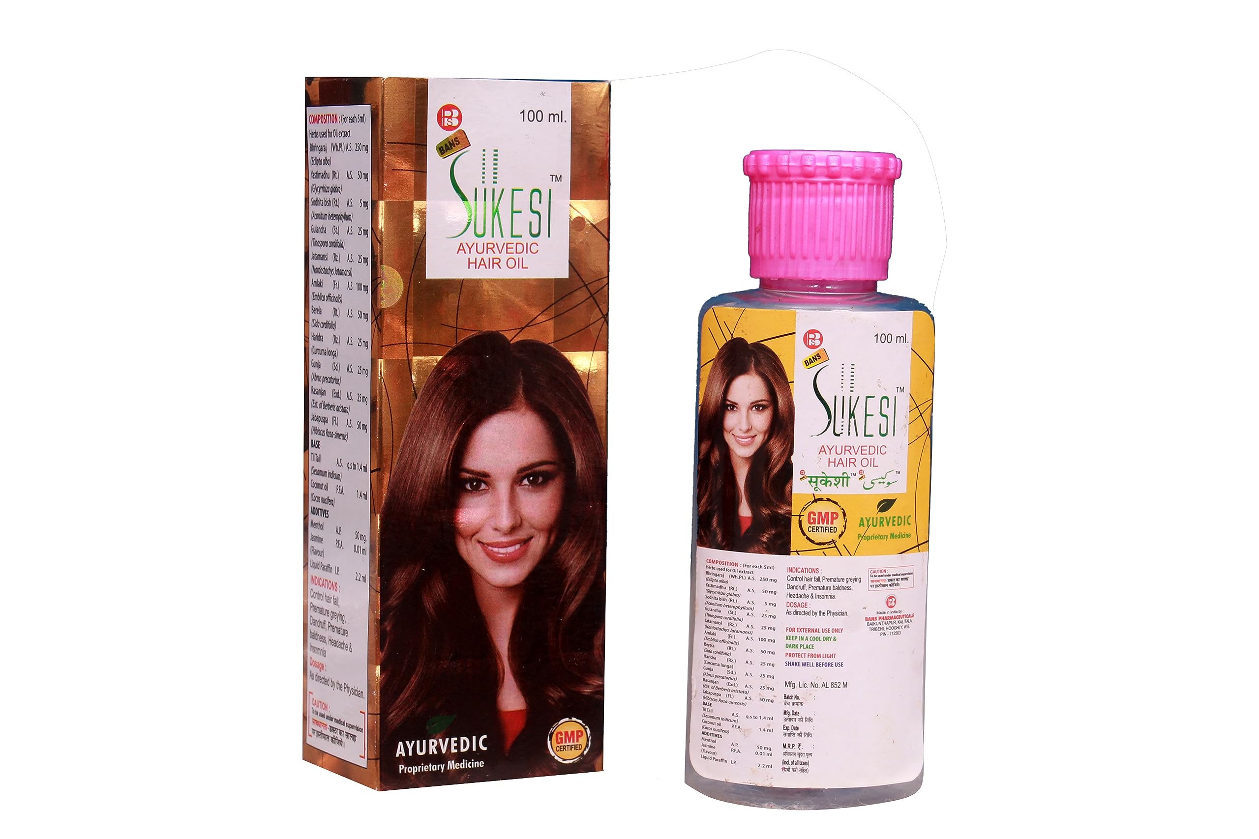 Premium Bans Sukesi Oil - 100% Pure & Natural Hair Growth Oil for Stronger, Healthier Hair | Best for Scalp Care, Hair Loss Treatment & Daily Nourishment | Perfect for Men & Women