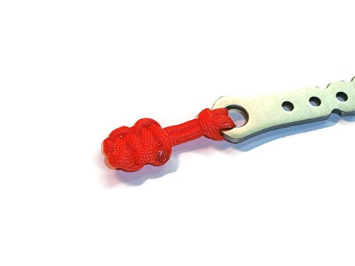 RedVex Paracord Zipper Pulls - Knife & Gear Lanyards - Cobra Style for Outdoor Use
