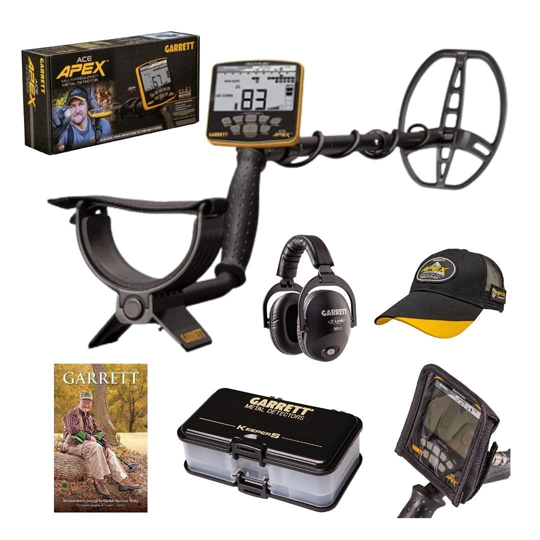 **Ace Apex Metal Detector with Z-Lynk Wireless Headphones – 8.5
