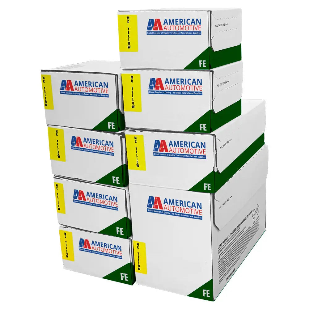 AA MC Style Coated Wheel Weight Kit (Steel, 200 Pcs) - Perfect for Tire Balancing, Auto Repair & Wheel Alignment