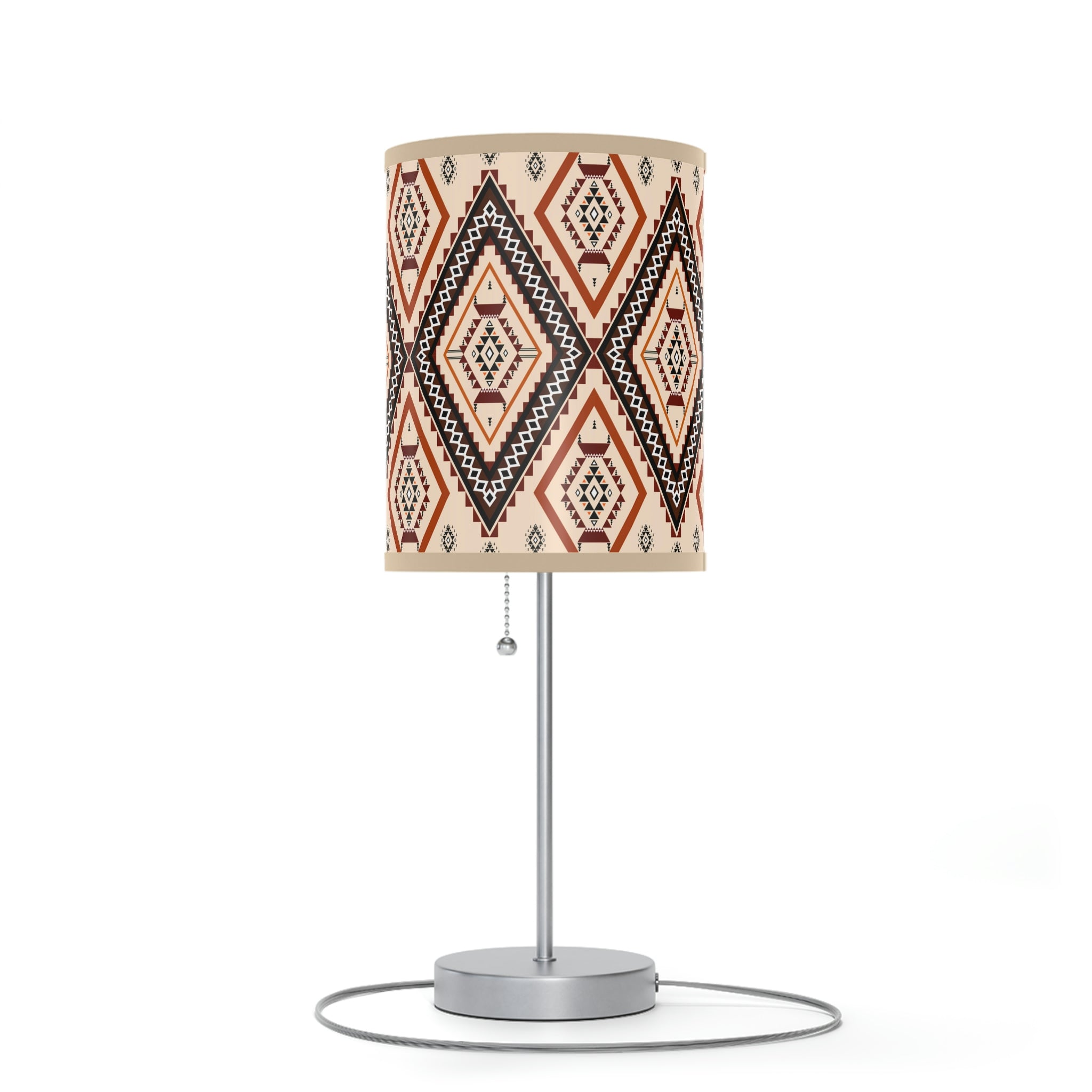 Southwestern Style Table Lamp for Bedroom & Living Room - Adjustable Reading Light with US/CA Plug - Perfect for Nightstands, Sofa Side Tables and Home Office Desks
