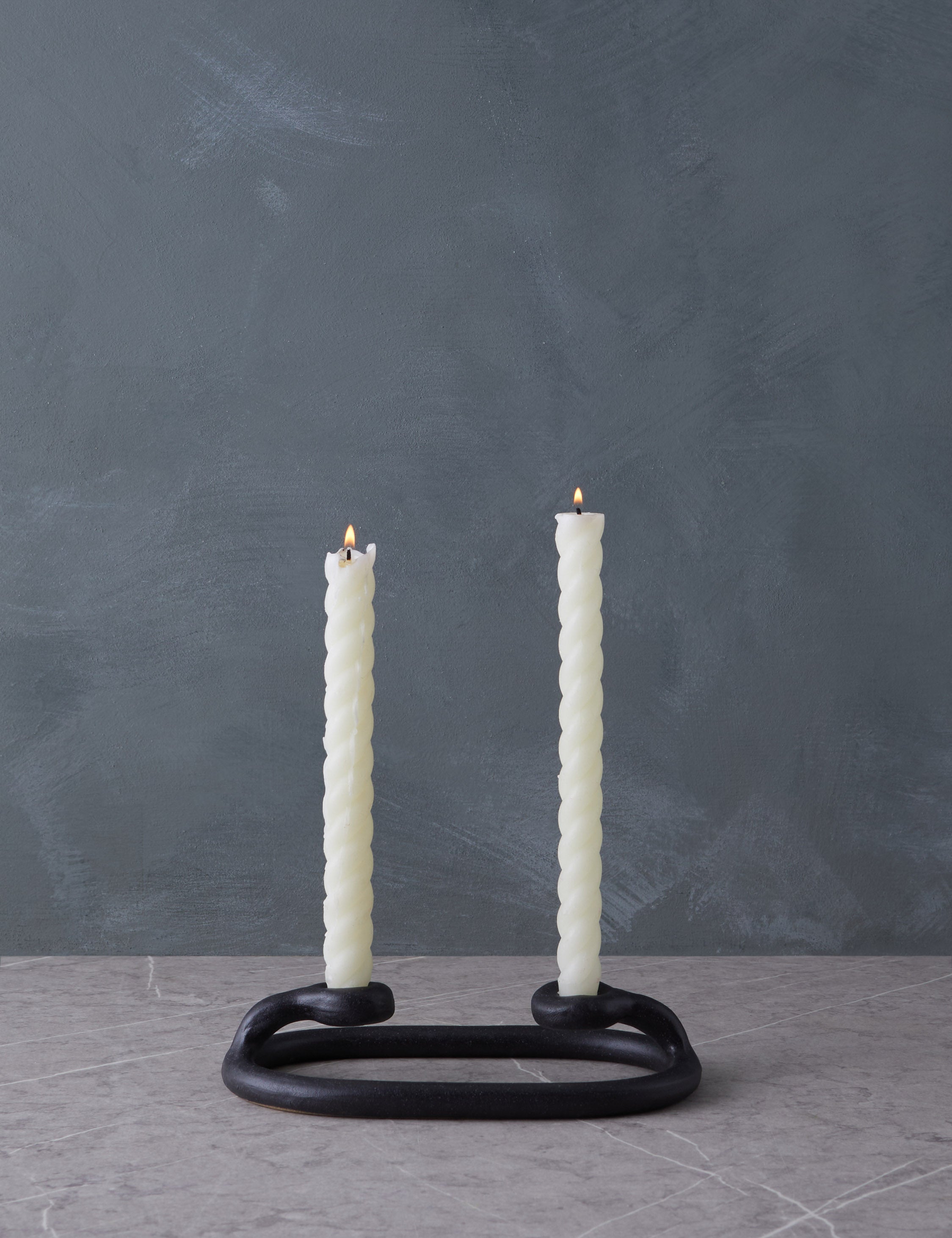 SIN Duo Candlestick Set - Elegant Decorative Candlesticks for Dining Table, Wedding Centerpiece & Home Decor