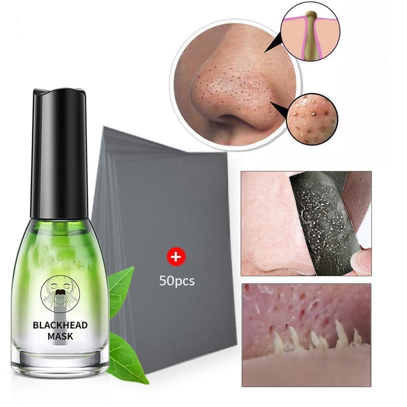 **Mabrem Blackhead Remover Kit - Deep Cleansing Pore Strips, Nose Mask & Serum for Oily Skin - Oil Control & Blackhead Treatment for Face & Nose - Perfect for Daily Skincare & Acne Prevention**