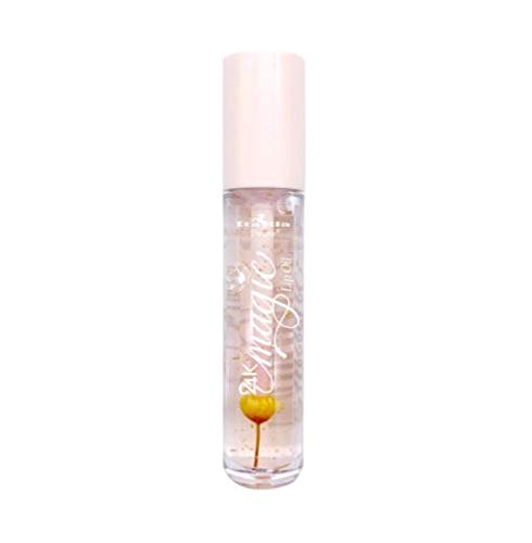Italia Deluxe 24K Gold Magic Lip Oil & Gloss Set - 6 Piece Hydrating Lip Care Kit for Soft, Shiny Lips | Perfect for Daily Use, Date Night & Special Occasions