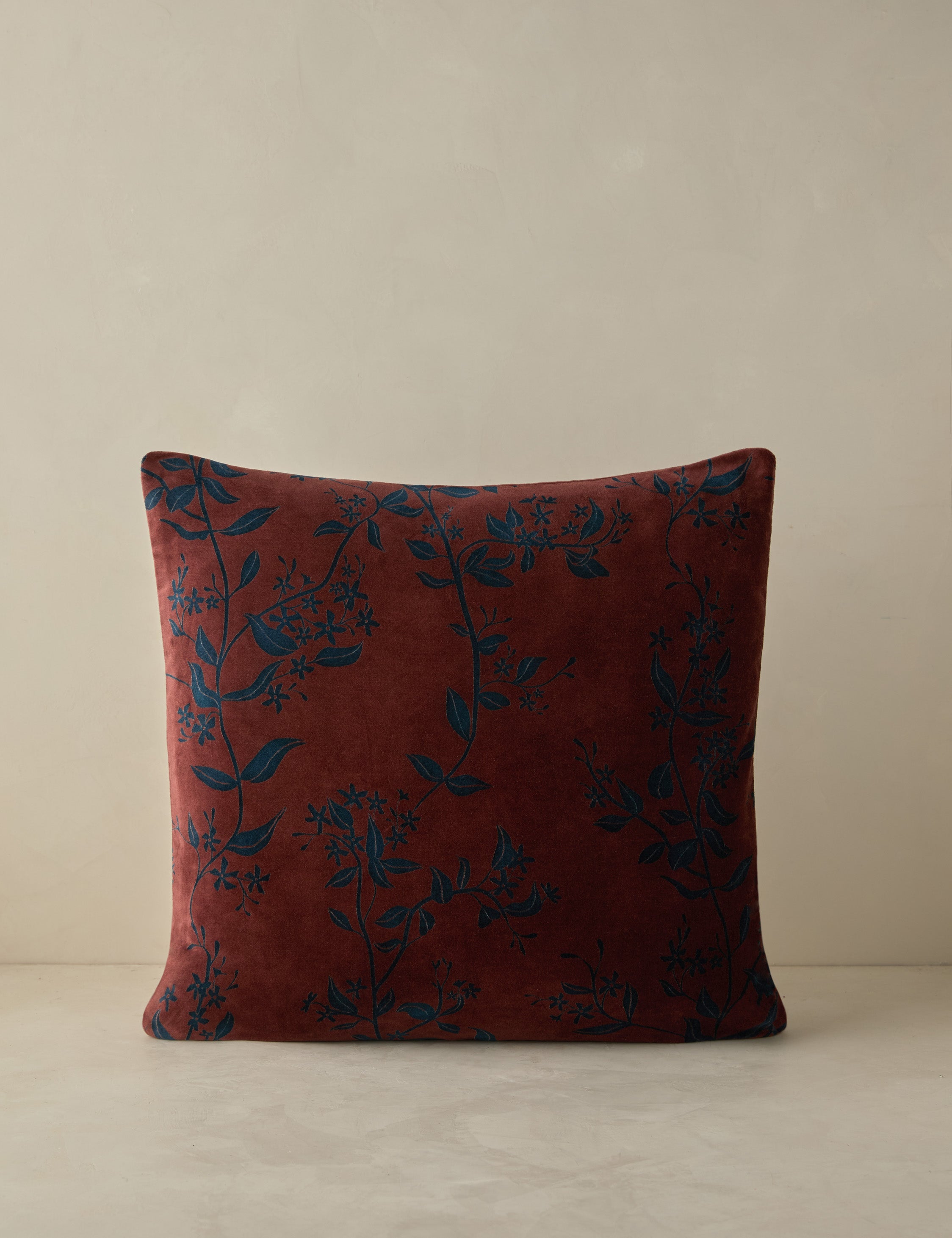 Carmine Velvet Pillow - Soft Luxury Decorative Throw Pillow for Couch, Bed & Sofa - Perfect for Living Room, Bedroom & Home Decor
