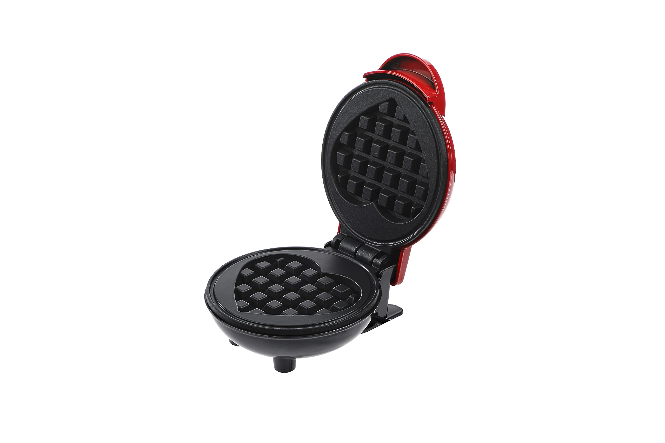 Mini Waffle Maker with Non-Stick Coating - 350W Heart-Shaped Waffle Iron for Kids, Perfect for Birthday Parties, Easter Breakfast & Family Gatherings
