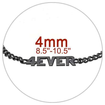 Custom - Black - 4mm Chain