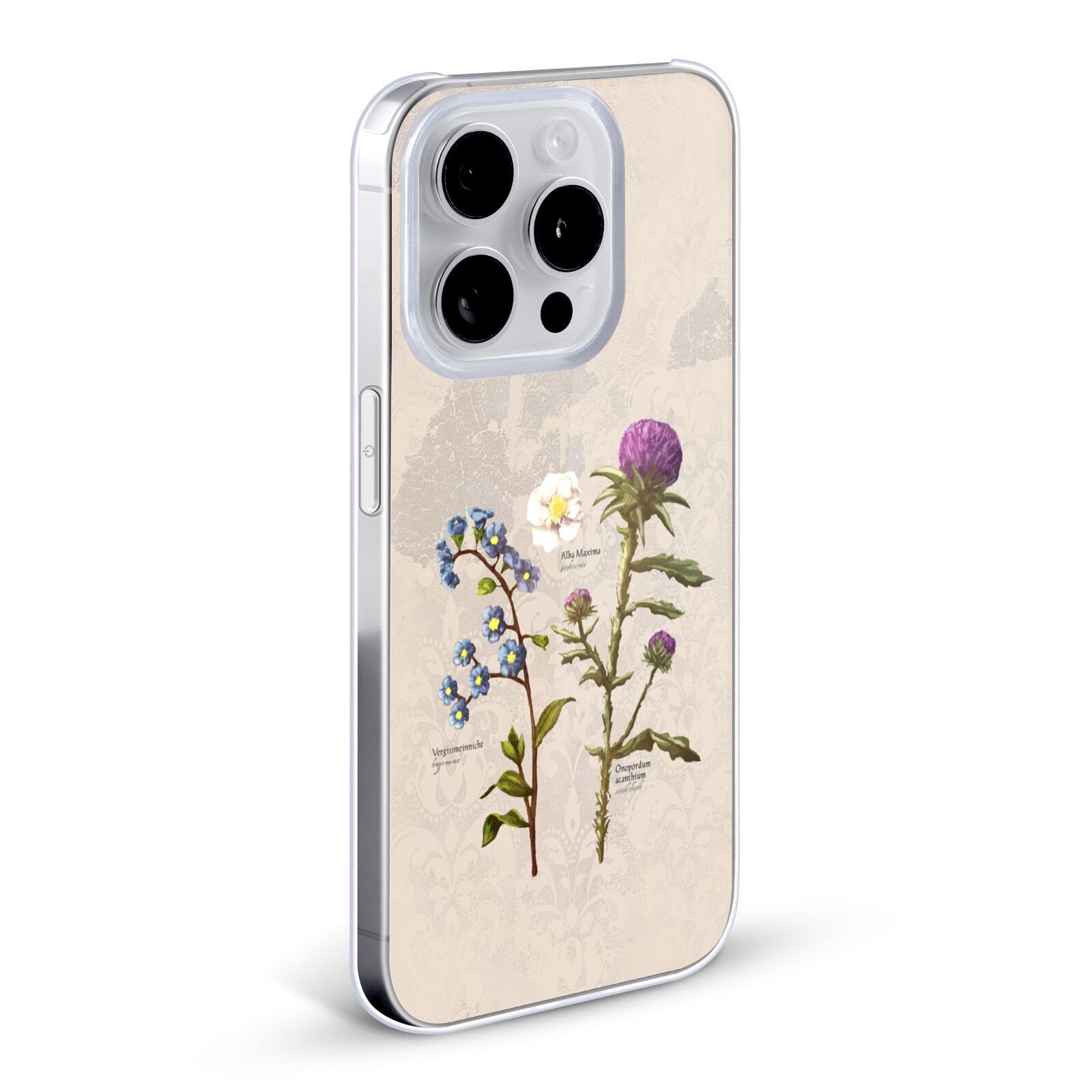 Officially Licensed Outlander Flowers Hard Back Case for Apple iPhone 13 Pro Max - Durable Protective Cover with Stylish Design, Perfect for Everyday Use and Travel