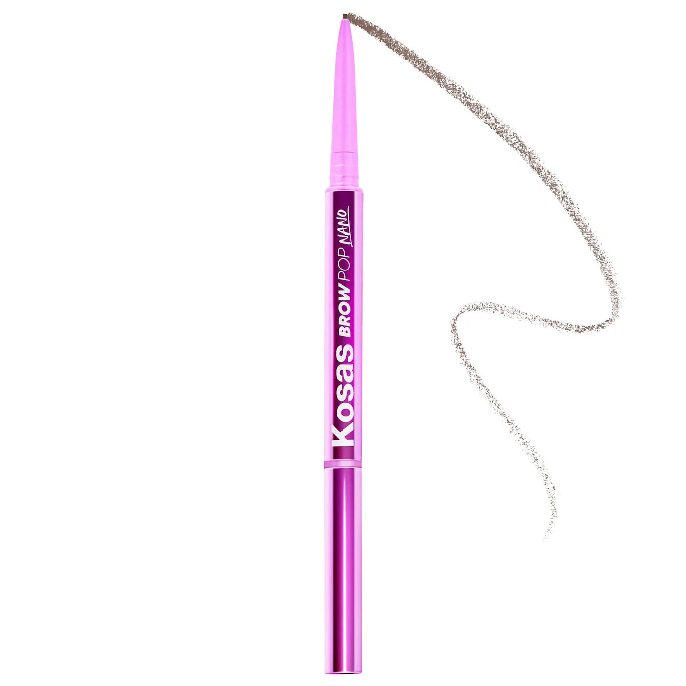 Kosas Brow Pop Nano Ultra Fine Detailing & Feathering Eyebrow Pencil - Natural-Looking Brows for All-Day Wear (Multiple Shades) | Perfect for Everyday Makeup & Professional Brow Styling