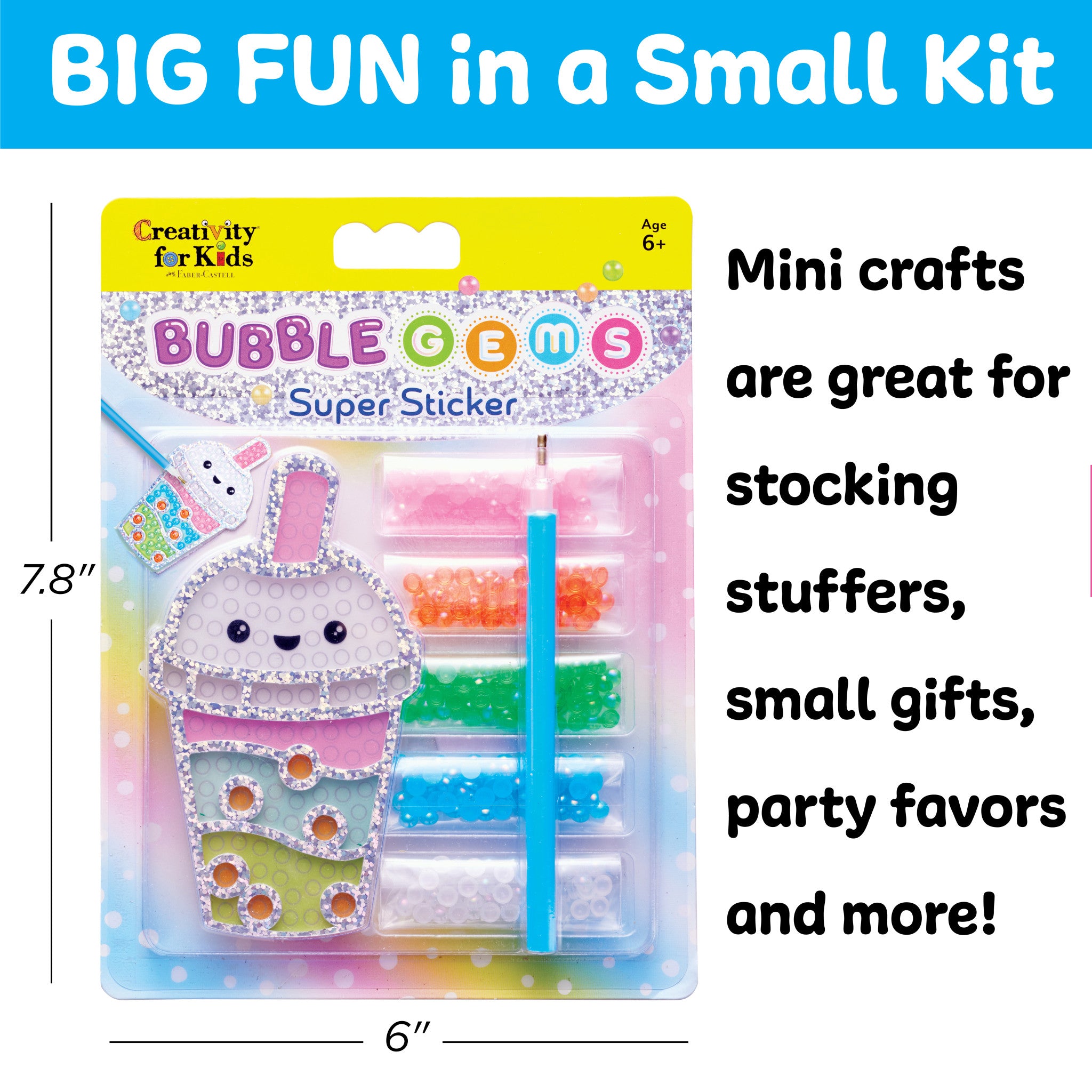 Bubble Gems™ Super Sticker Bubble Tea - Premium DIY Bubble Tea Stickers for Crafts, Scrapbooking & Party Decorations - #6468000