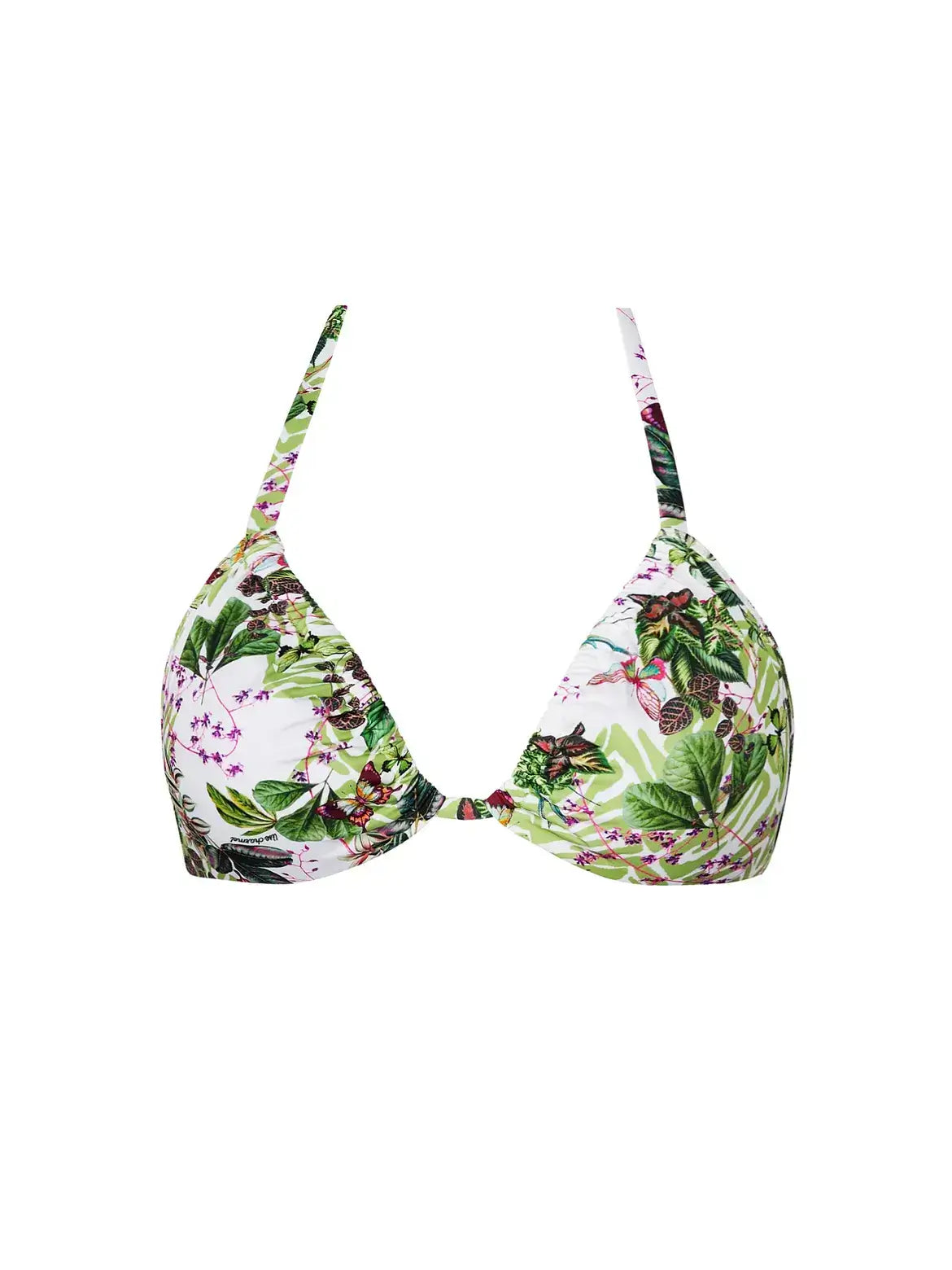 **Envolee Tropicale Bikini Set - Women's Floral Print Swimwear Two-Piece, High Waisted Bottom & Triangle Top - Perfect for Beach Vacation, Pool Party & Summer Getaways**