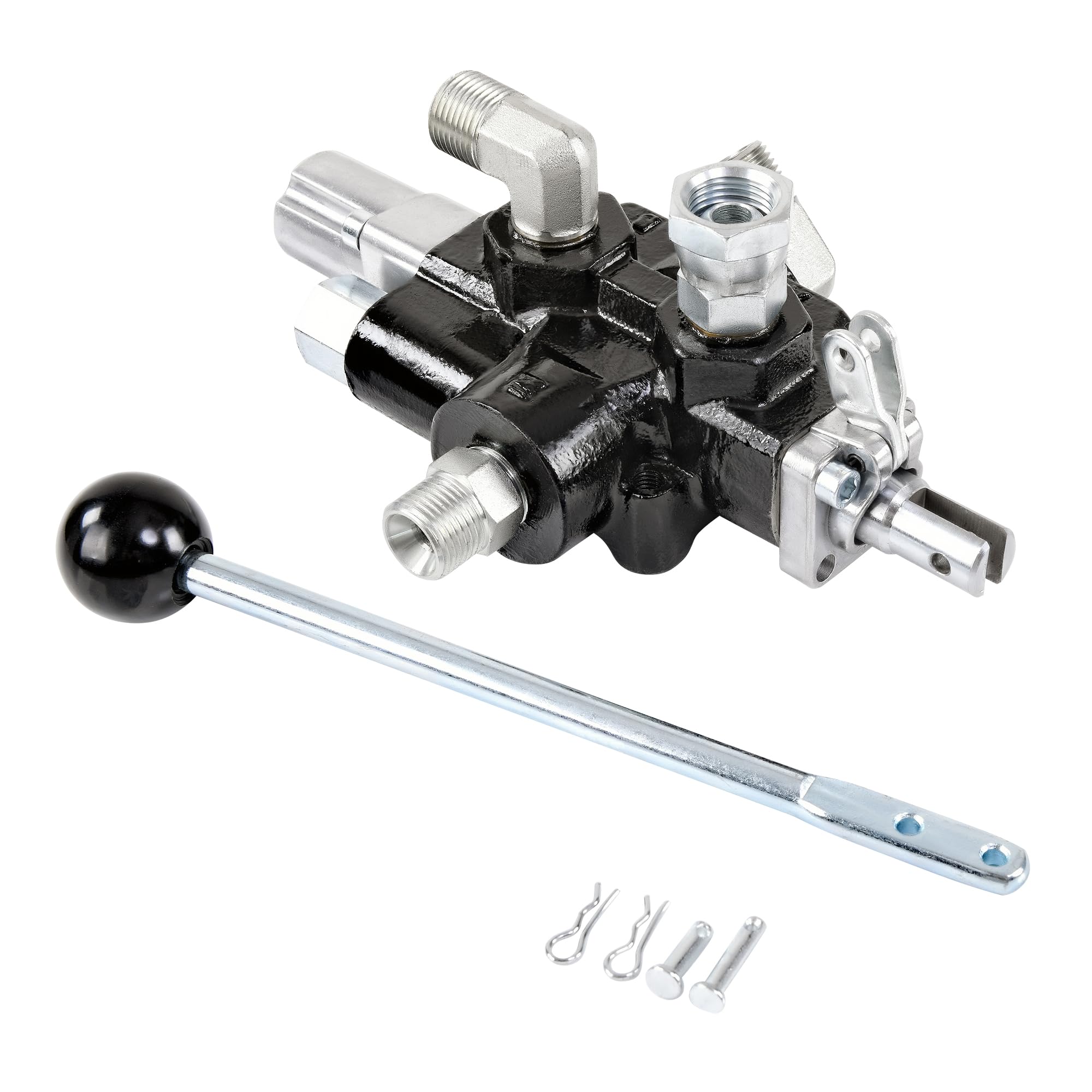 SuperHandy Hydraulic Directional Control Valve for Log Splitter - 18 GPM Flow, 3000 PSI Max, High Strength Cast Iron - Perfect for Firewood Processing, Wood Stove Fuel Preparation, and Forestry Equipment Maintenance