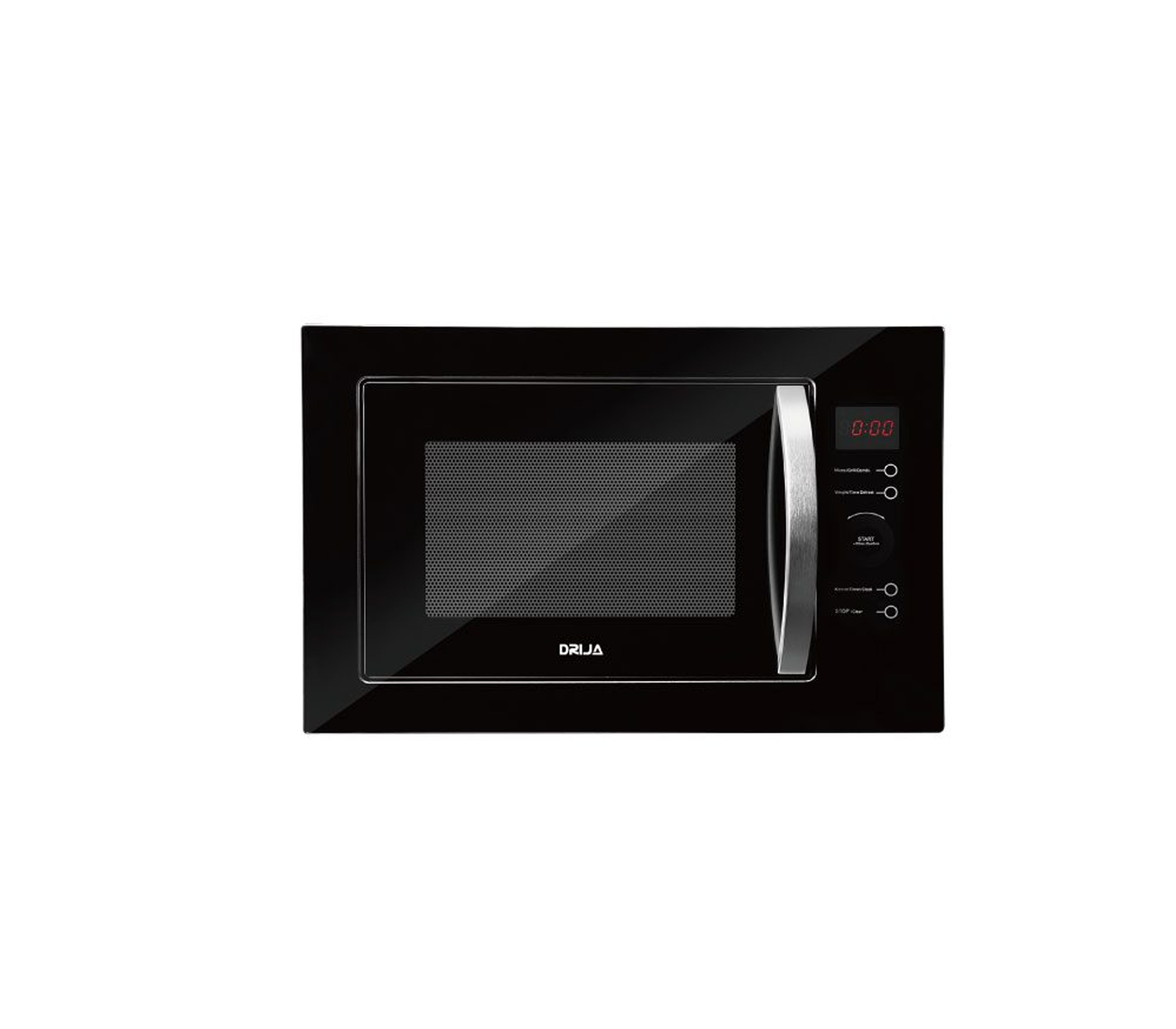 Florencia 25L Microwave Oven with 10 Power Levels - Compact Countertop Microwave for Small Kitchens, Dorms & Offices - Perfect for Reheating Meals, Popcorn & Beverages