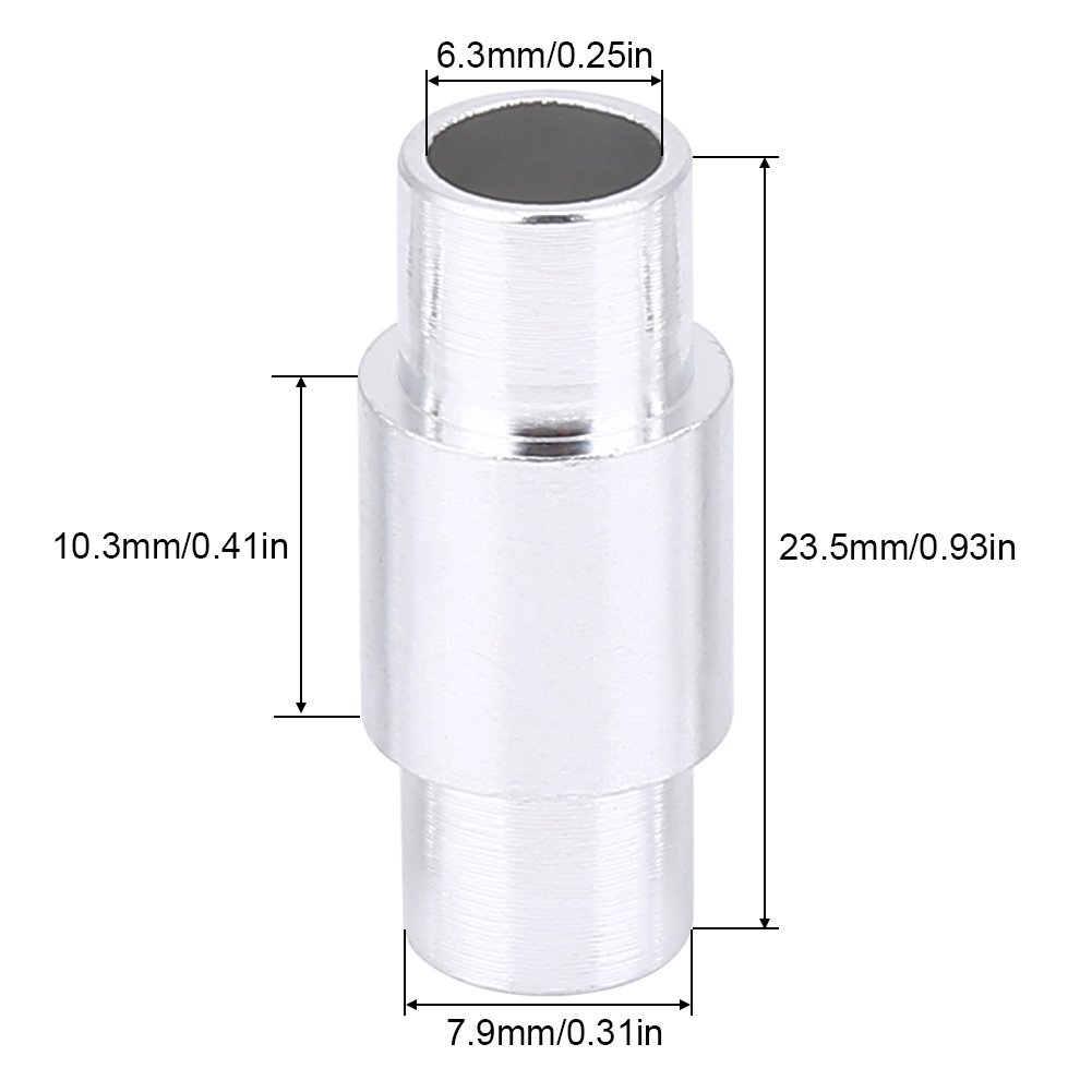 10Pcs Aluminum Wheel Bearing Spacers for Skateboards - 8mm & 6mm Axle Fit - High-Speed Inline Skating & Longboard Spacers - Perfect for Smooth Rides & Precision Performance