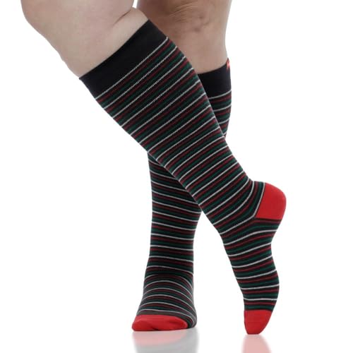 Black, Red, & Green Pinstripe
