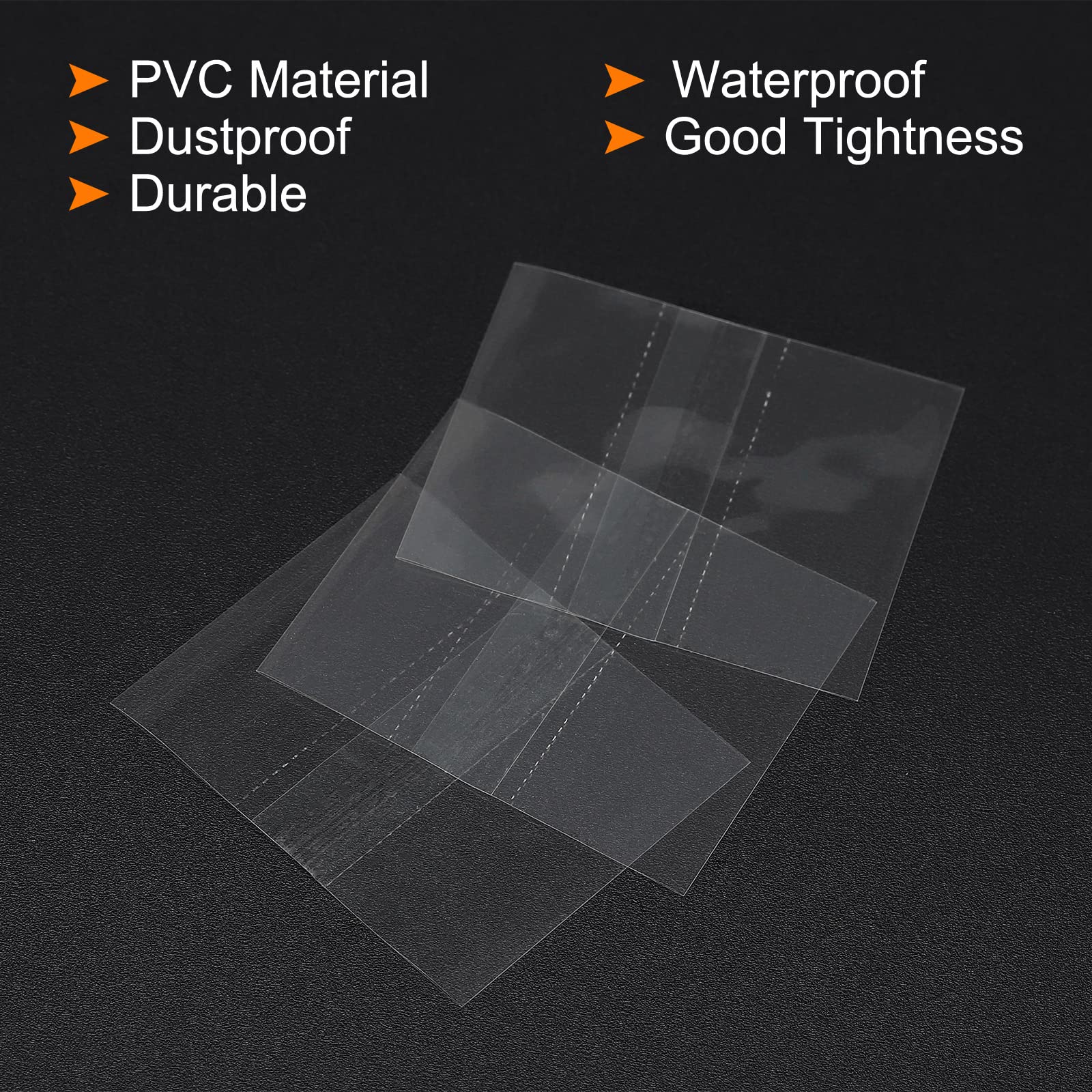 PATIKIL 400 Pack 35x30mm Clear PVC Perforated Heat Shrink Bands for Jars & Cans - Fits 0.59 to 0.83 Inch Cap Diameter - Ideal for Food Packaging, DIY Crafts & Home Canning Projects