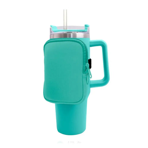 Neoprene Water Bottle Holder for Stanley Quencher 40oz & 20oz - Insulated Sleeve for Adventure, Hiking, Gym & Outdoor Activities