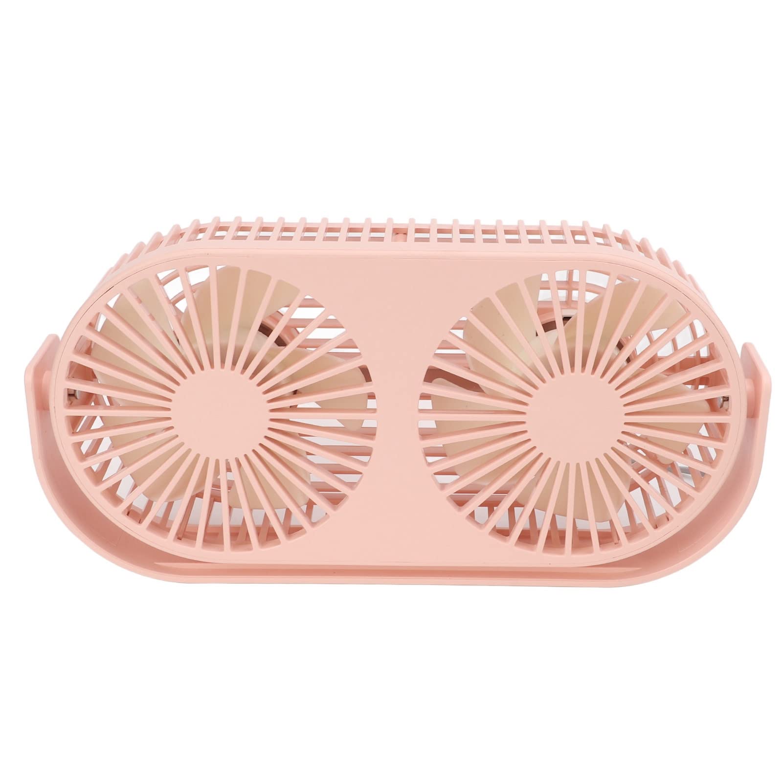 360° Rotation Mini USB Desk Fan - Portable Cooling Fan for Office, Dormitory & Home, Fast Heat Dissipation, Quiet Operation, Pink - Perfect for Work, Study & Bedroom Use