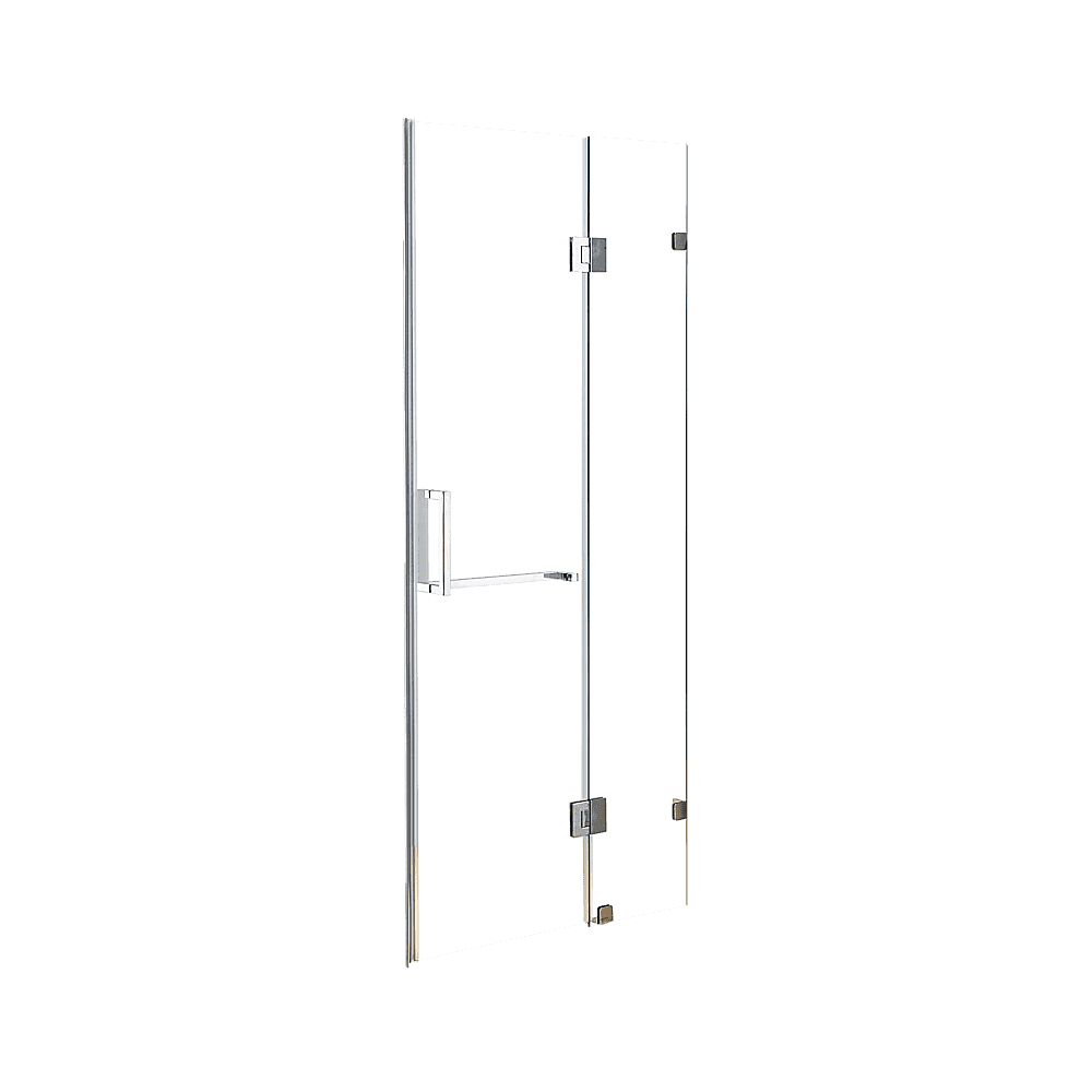 10mm Frameless Shower Screen 120x200cm - Wall to Wall Bathroom Glass Enclosure by Della Francesca | Perfect for Modern Bathrooms & Spa-Like Showers
