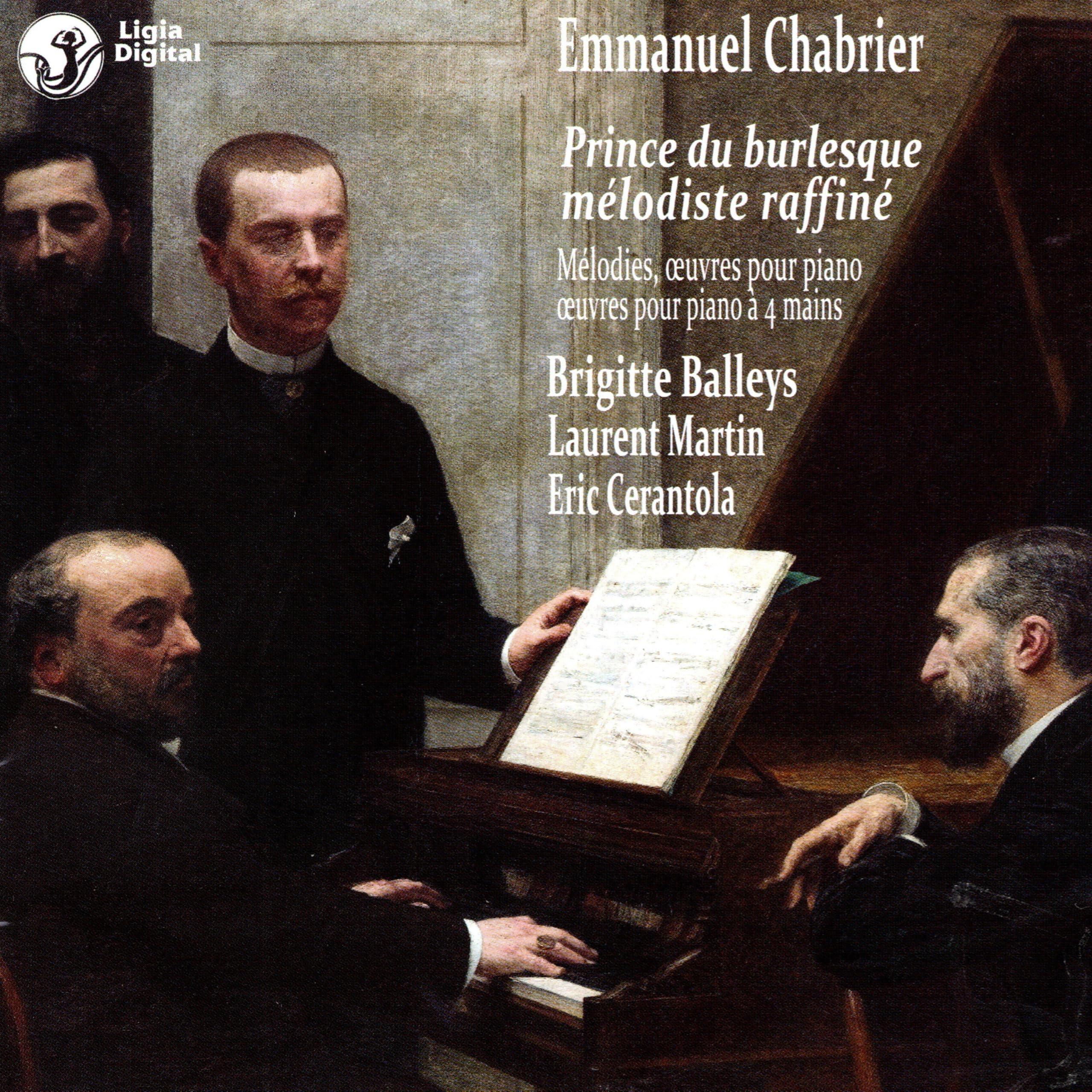 Chabrier 'A Musical Portrait': Piano Solo & 4-Hands Melodies - 16 Classical Music Works for Home Concerts & Music Education