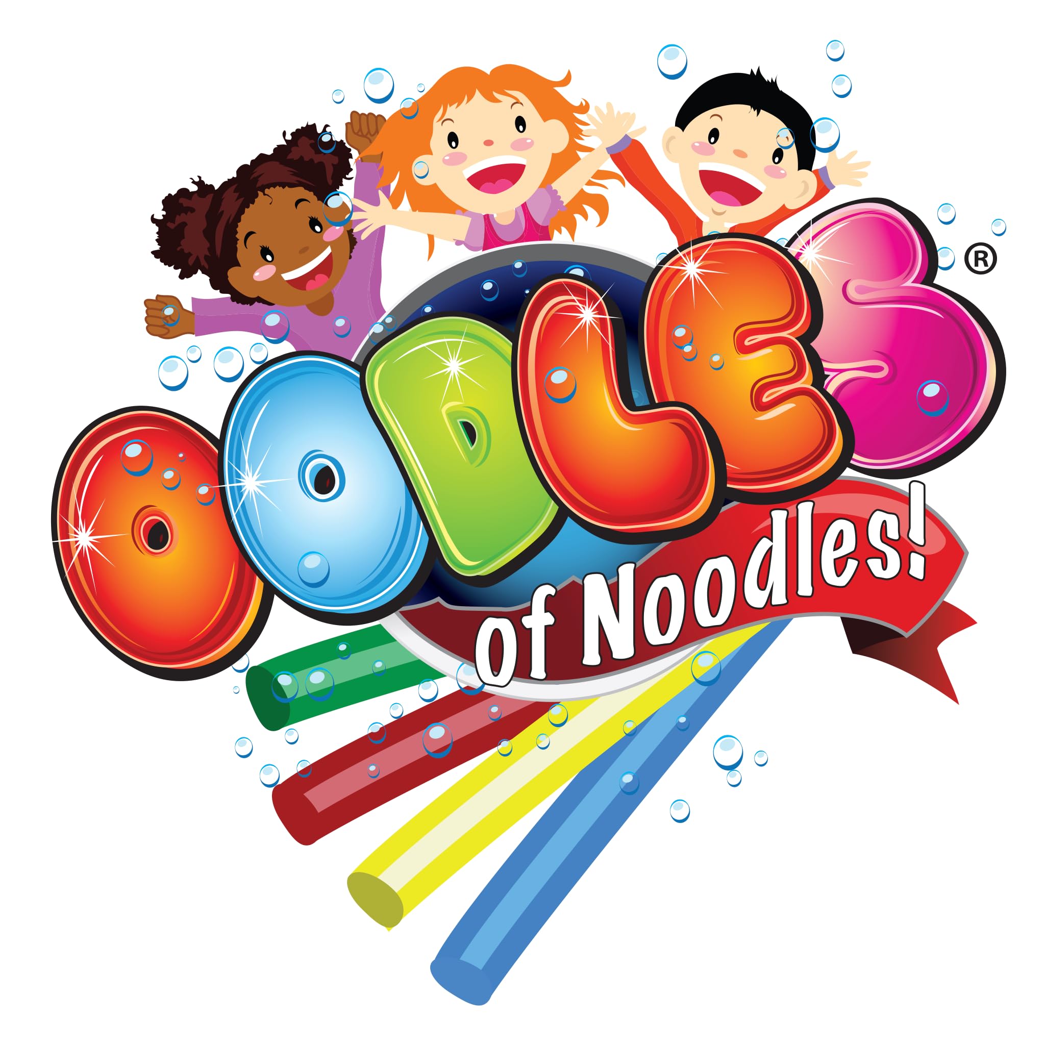 Oodles of Noodles Foam Pool Swim Noodles - 5 Pack | Floating Water Toys for Kids & Adults | Perfect for Swimming, Pool Parties & Summer Fun