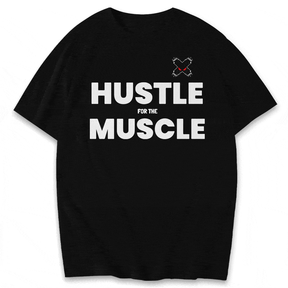 Hustle Muscle Workout Shirts & Hoodies for Men - Gym, Running & Fitness Training Apparel - Perfect for Workouts, Jogging & Active Lifestyle