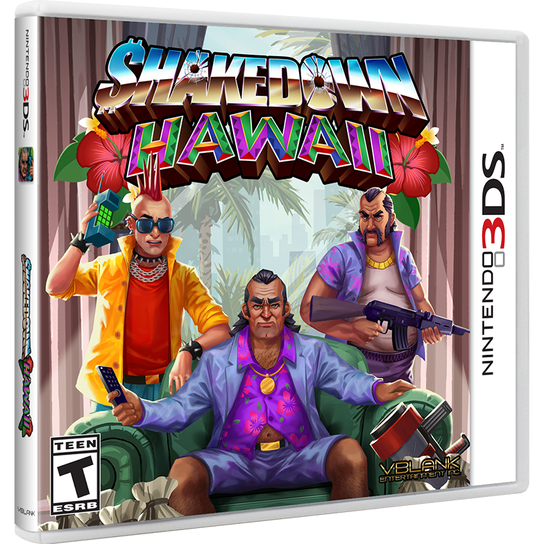 Shakedown Hawaii for Nintendo 3DS - Physical Cartridge in Original Case | Action-Adventure Game for 3DS Handheld Console | Perfect for Travel & Commuting Entertainment