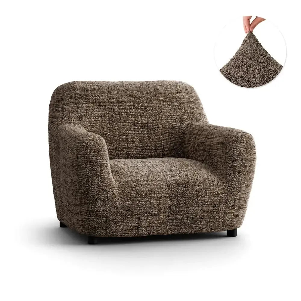 Microfiber Printed Armchair Slipcover - Stretchable Furniture Protector for Living Room, Bedroom & Office - Easy Washable Sofa Cover for Home Decor