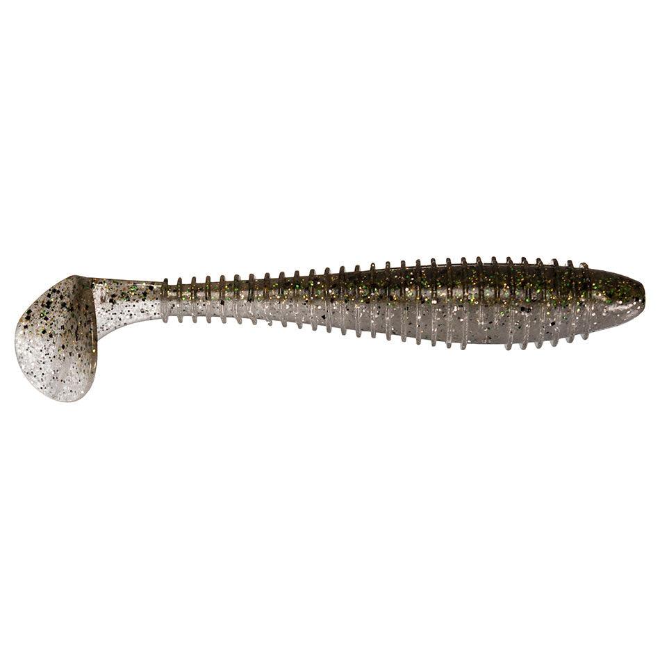 Keitech Fat Swing Impact Swimbaits - Premium Soft Bait Lures for Bass Fishing | Perfect for Freshwater & Saltwater Angling | Great for Casting, Trolling, and Jigging
