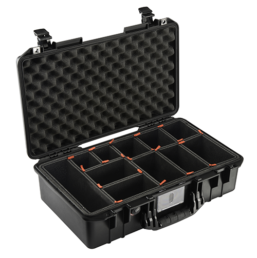 Pelican 1525 Air Case with Trek Pak Divider System - Waterproof Protective Hard Case for Travel, Photography & Outdoor Gear (Black) - Perfect for Camping, Hiking & Equipment Storage