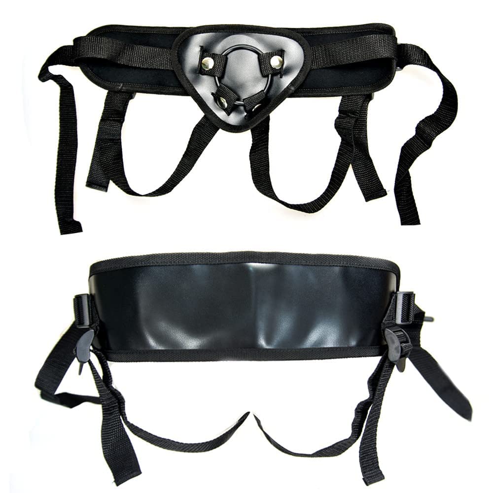 Adjustable Strap-On Harness for Women with Dildo, Wide 4