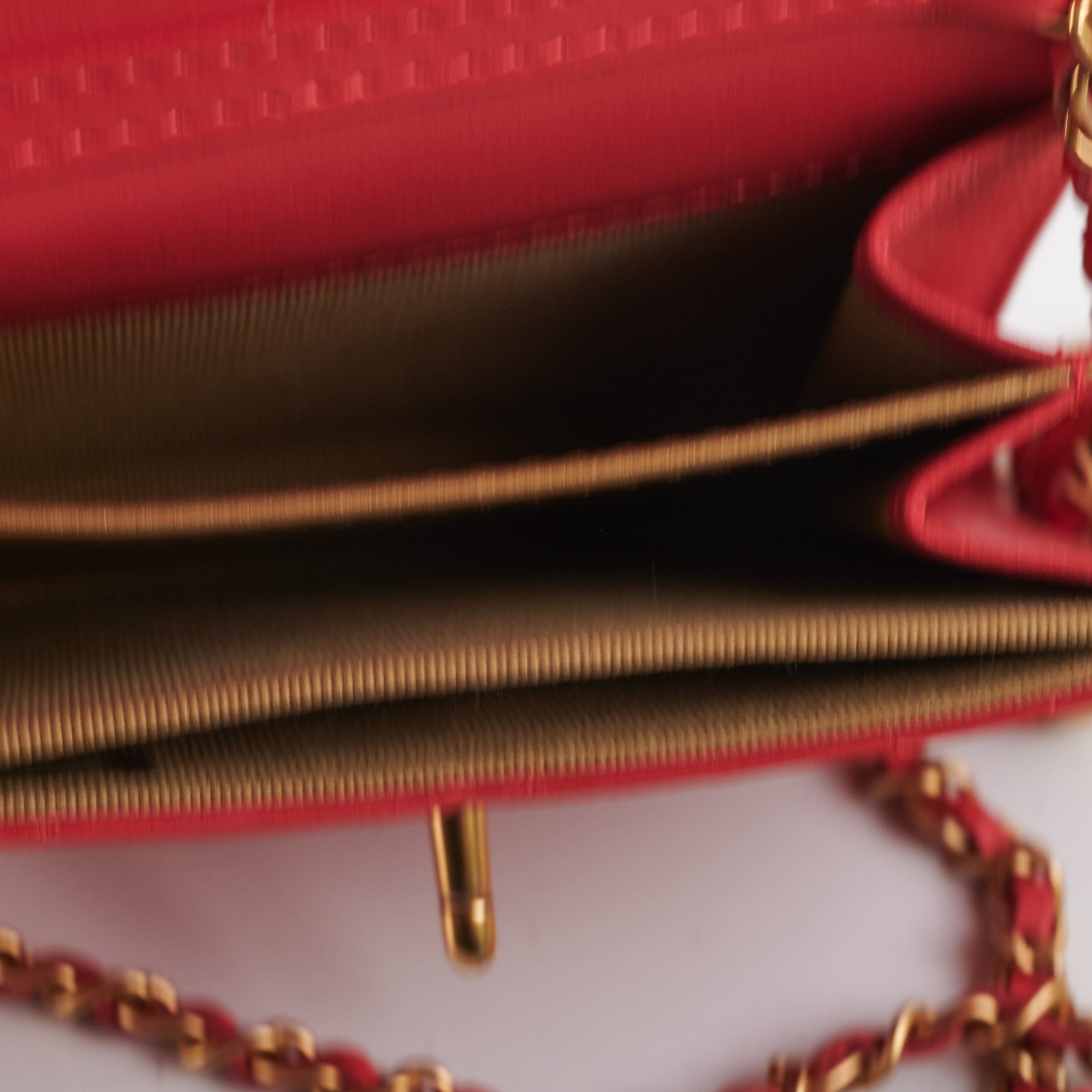 Chanel Micro Bag Pearl Crush Red Crossbody Bag - Luxury Designer Handbag for Women, Perfect for Parties, Dates & Special Occasions