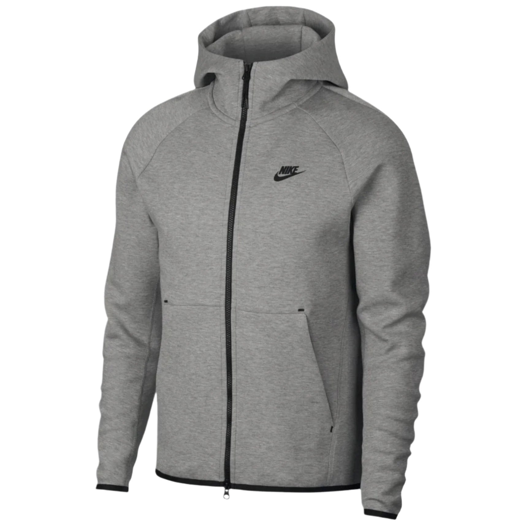 Nike Tech Fleece Grey Hoodie for Men - Lightweight & Comfortable Pullover for Running, Gym & Casual Wear