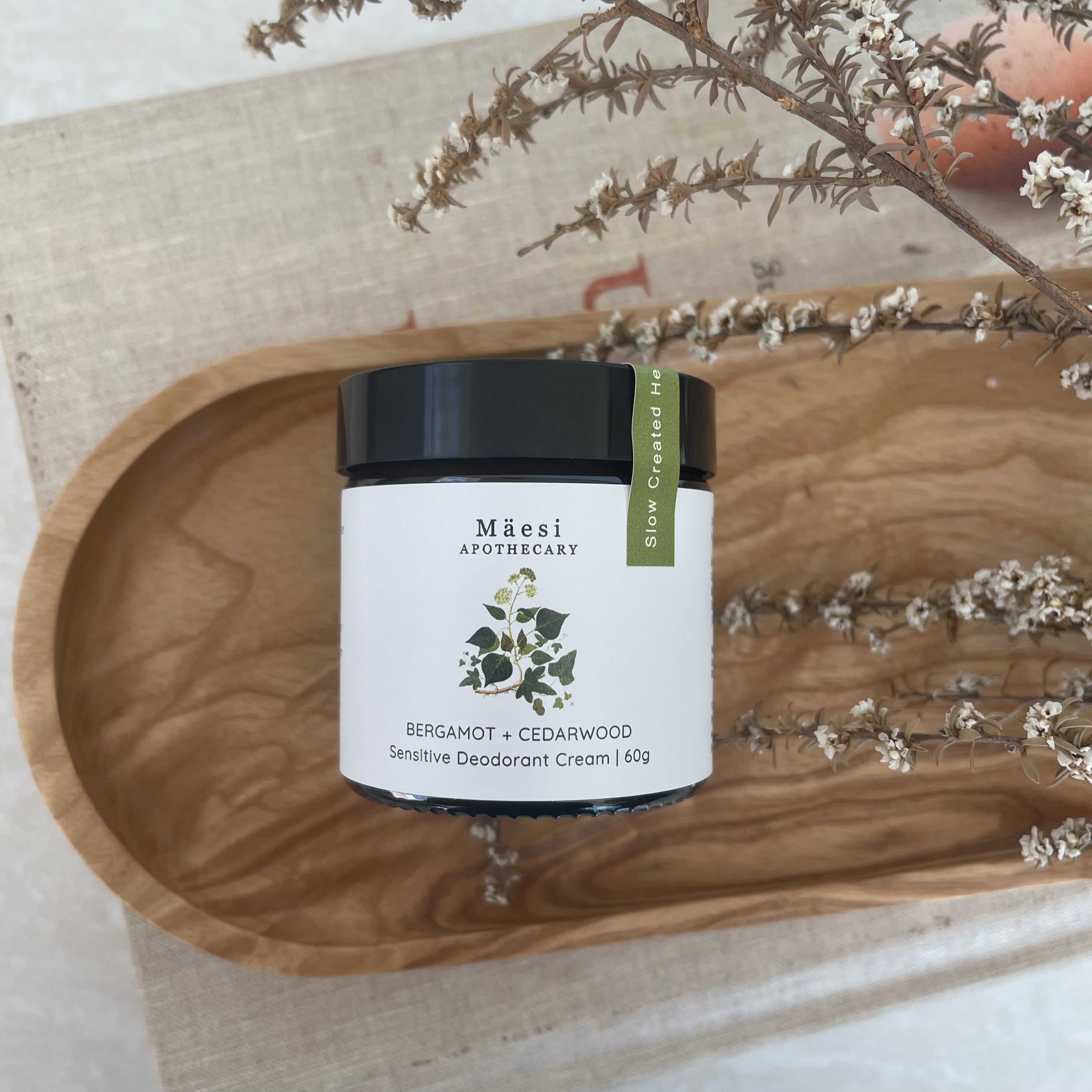 Natural Sensitive Skin Deodorant with Bergamot & Cedarwood | Aluminum-Free, Gentle Formula for Men & Women | Ideal for Daily Use, Gym & Outdoor Activities