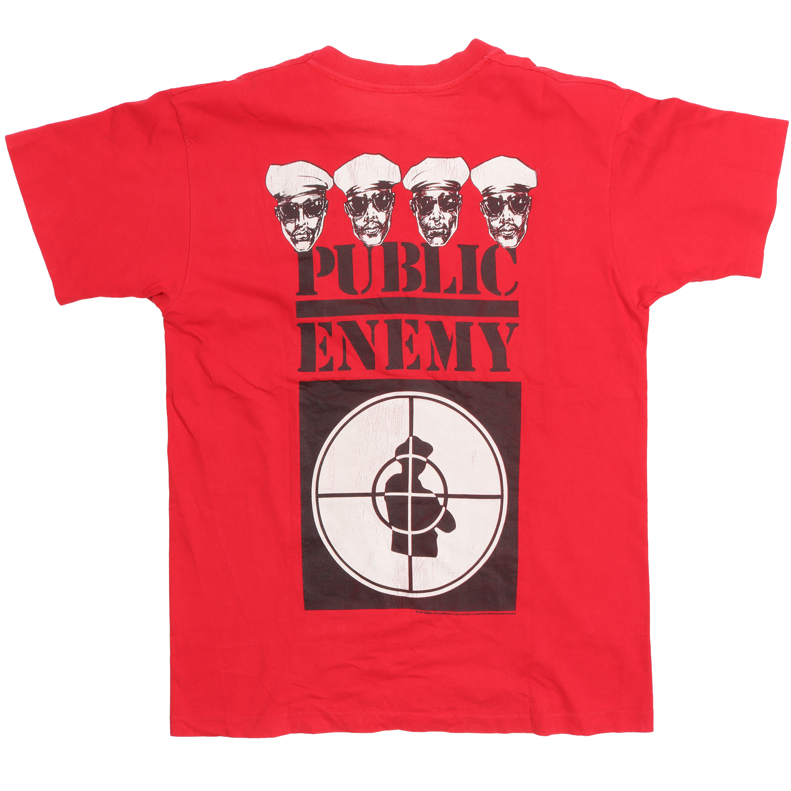 Vintage 1994 Public Enemy Graphic T-Shirt - Hip Hop Band Tee for Men & Women - Perfect for Concerts, Gifts & 90s Retro Fashion