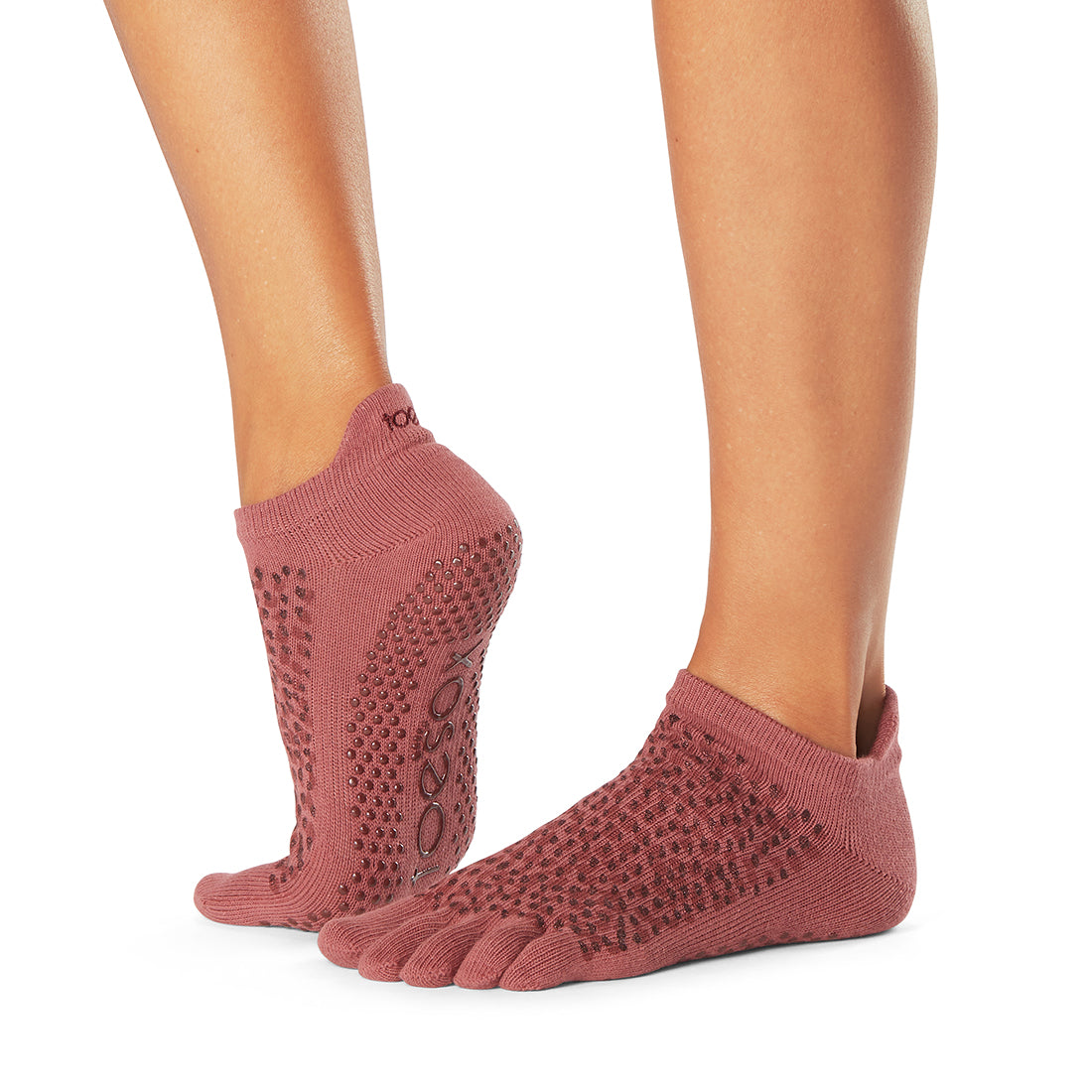 ToeSox Full Toe Low Rise Grip Socks for Yoga, Pilates & Barre - Non-Slip Workout Socks for Women (Fall 2023 Collection) - Perfect for Dance, Fitness & Studio Classes