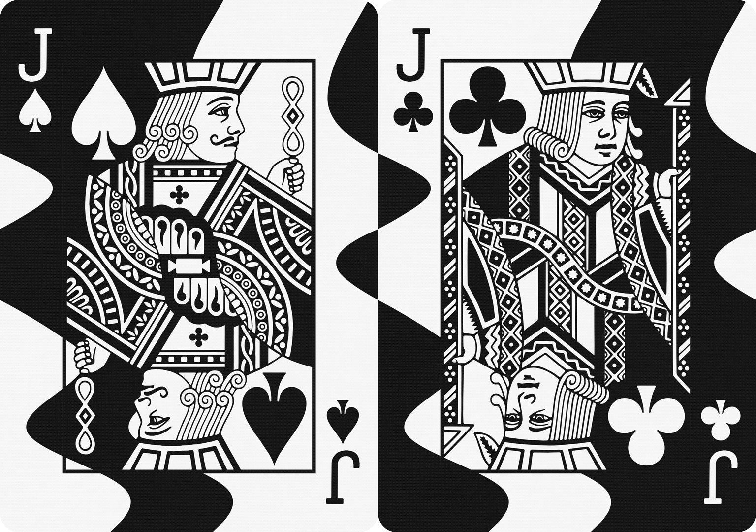 Premium Wavy Playing Cards - Unique Design for Poker, Magic Tricks & Card Games | Perfect for Parties, Family Gatherings & Game Nights