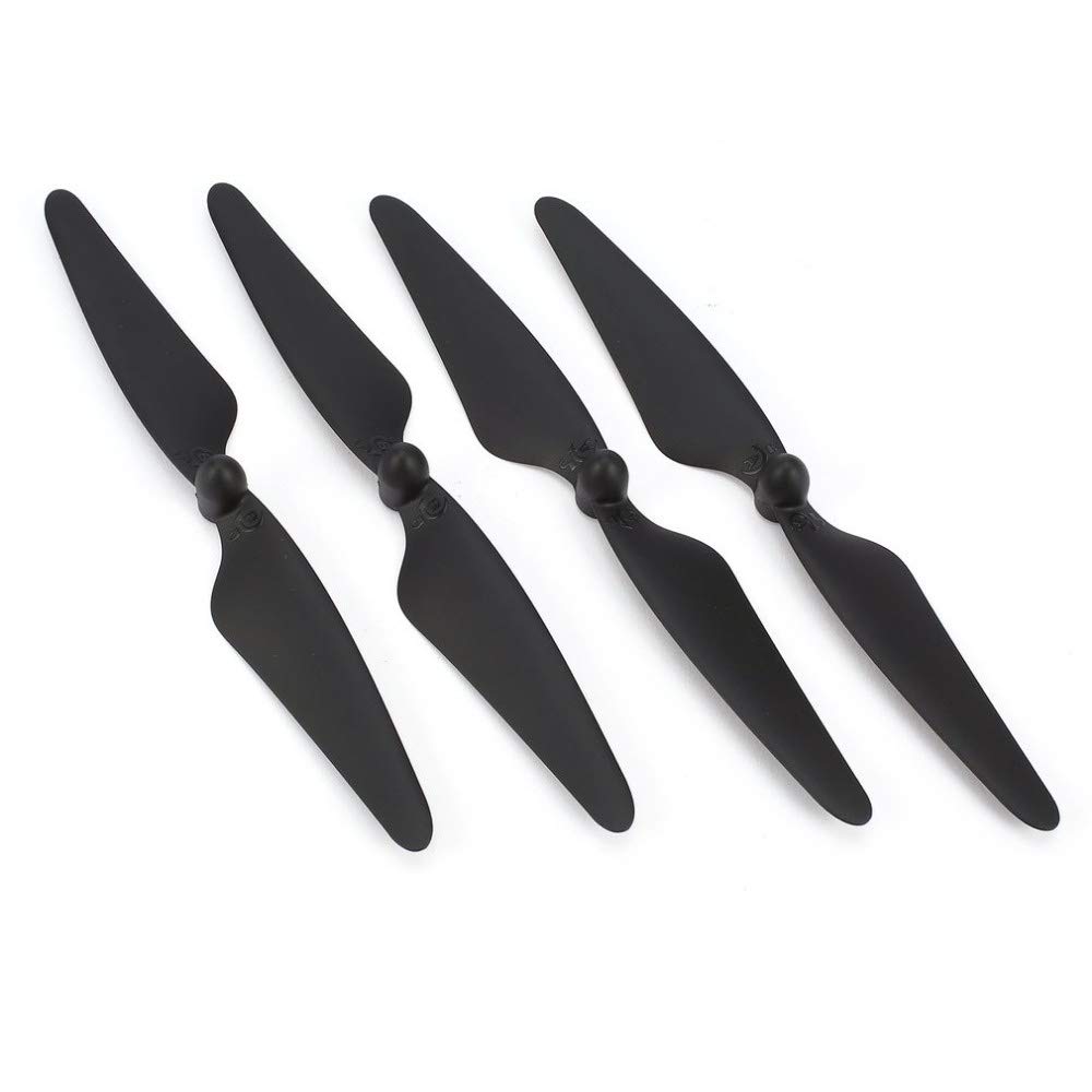 2 Pairs CW/CCW Gold Propellers for Hubsan H501S/H501C/H501A/H501M RC Drones - Durable Spare Parts for Quadcopter Replacement & Aerial Photography