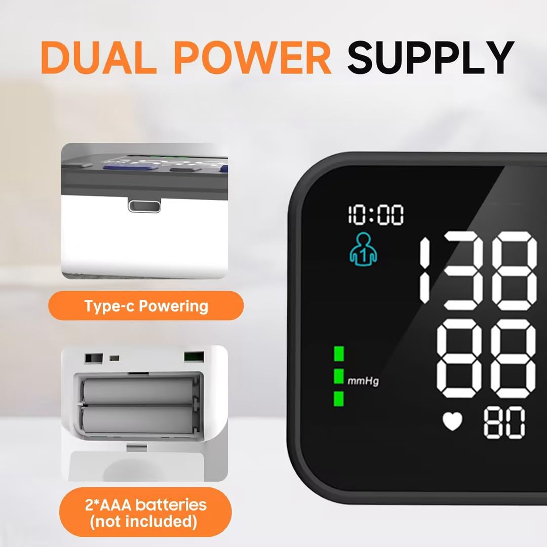 Automatic Wrist Blood Pressure Monitor with Backlit Display - Adjustable Cuff, 2x99 Memory Storage & Carrying Bag | Home & Travel Use for Adults & Seniors